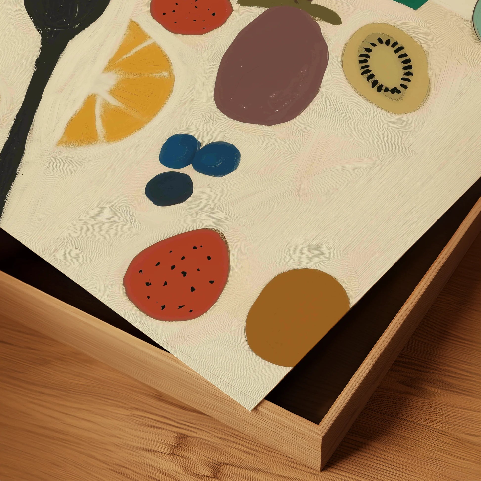 Abstract Fruit Salad Medley