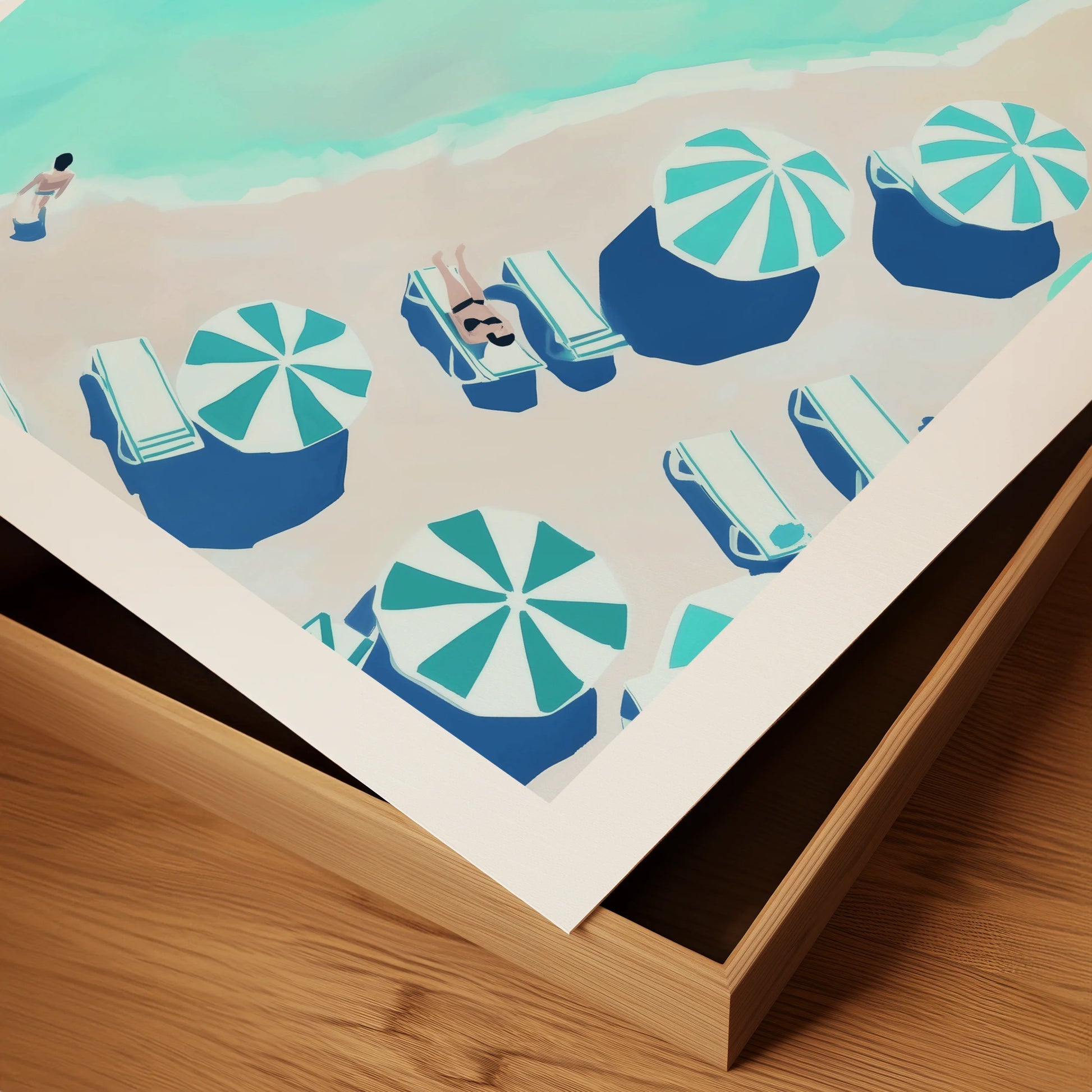 Aerial Beach Serenity