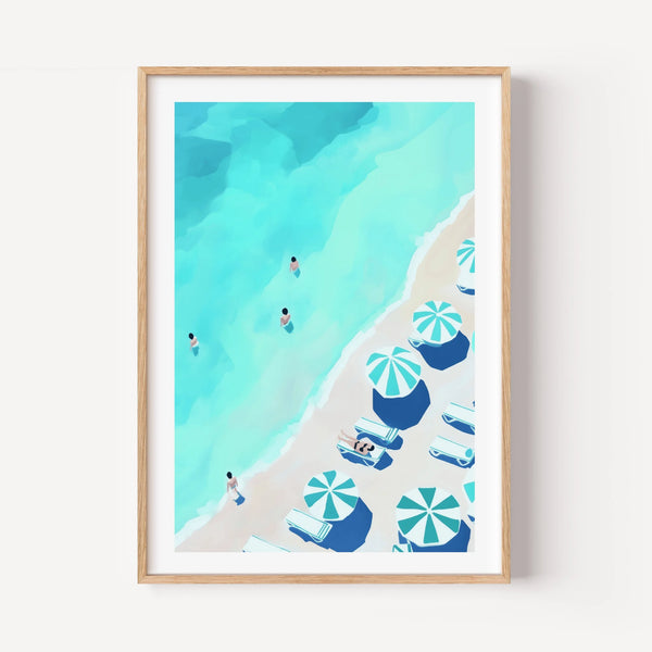 Aerial Beach Serenity