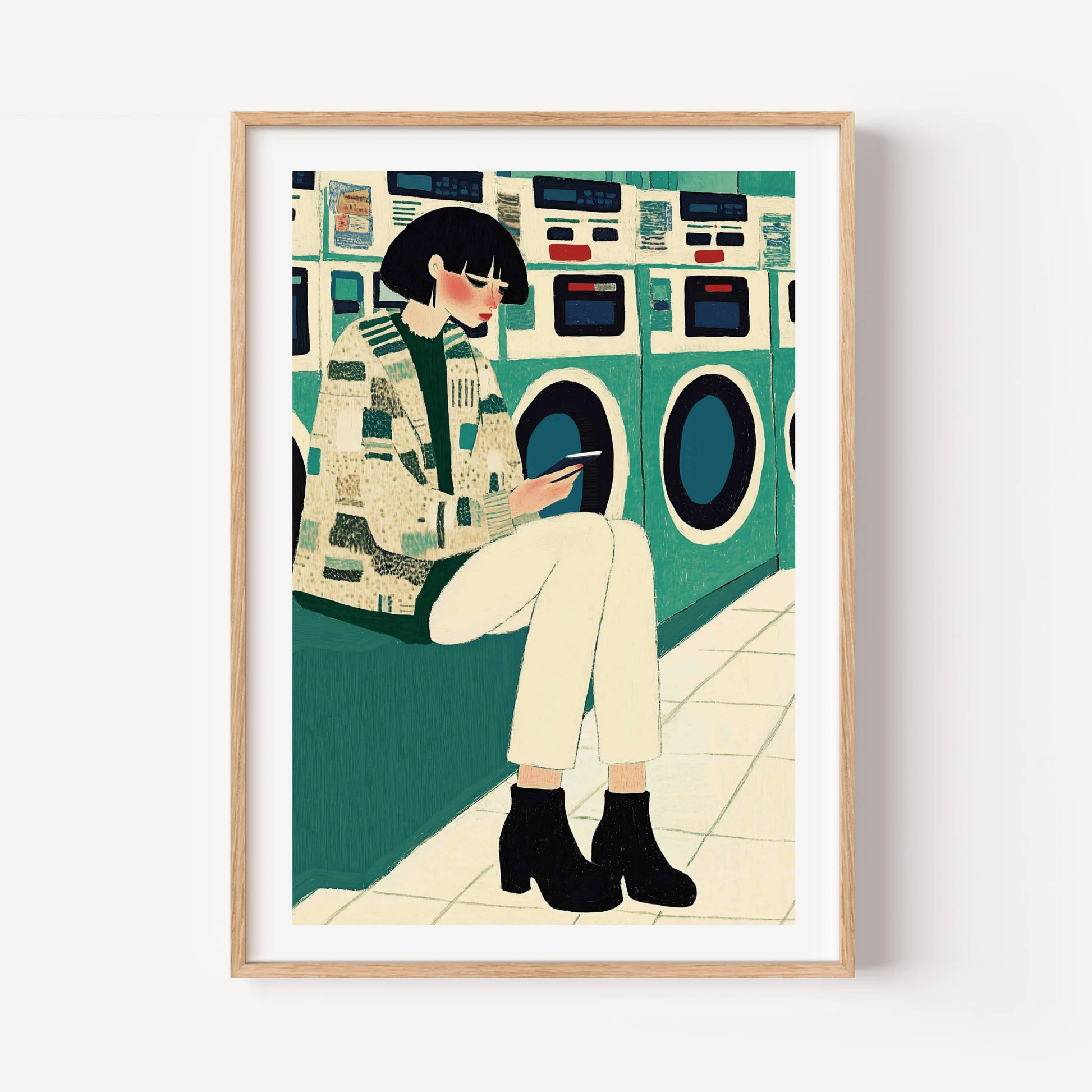 At the Laundromat