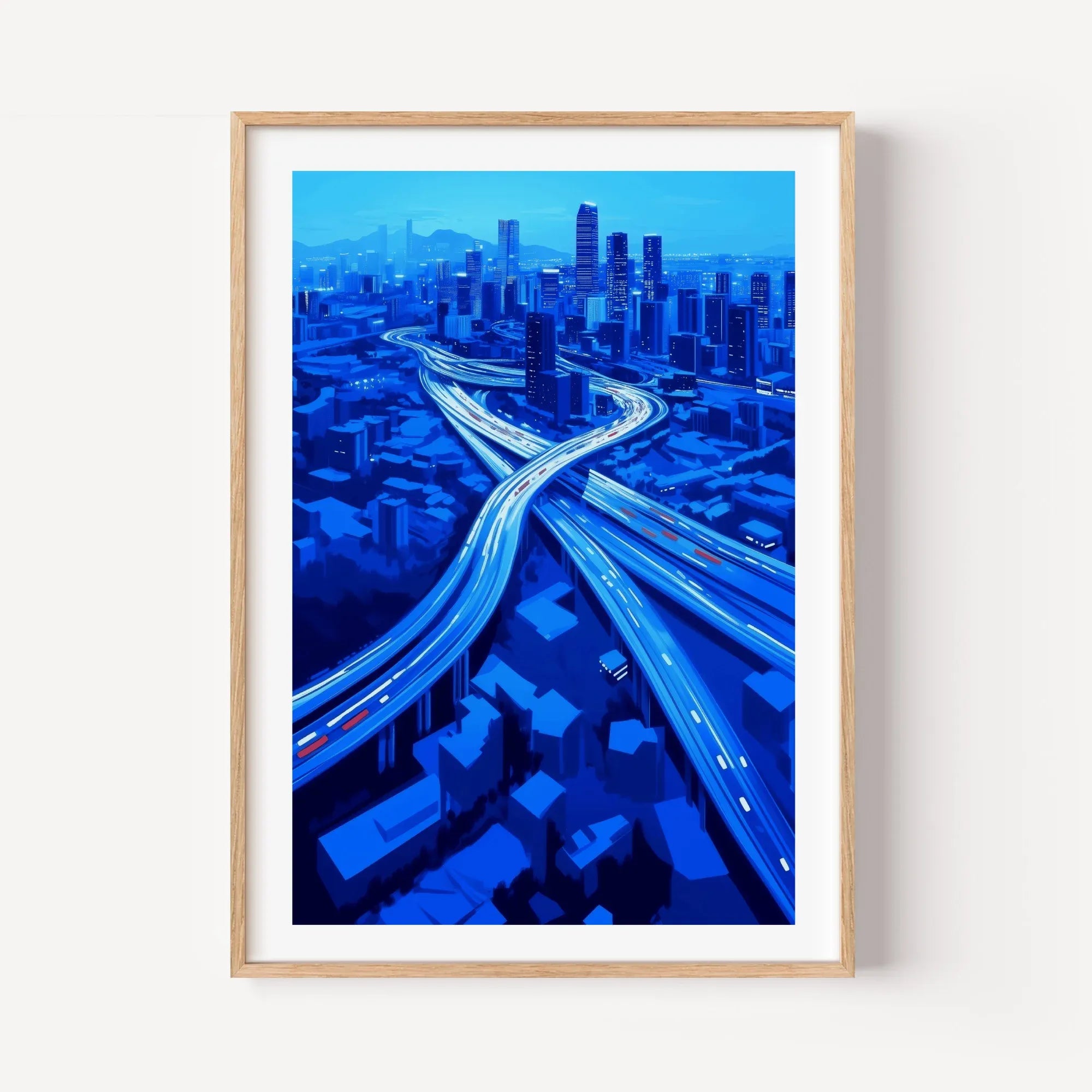 Blue Neon Metropolis