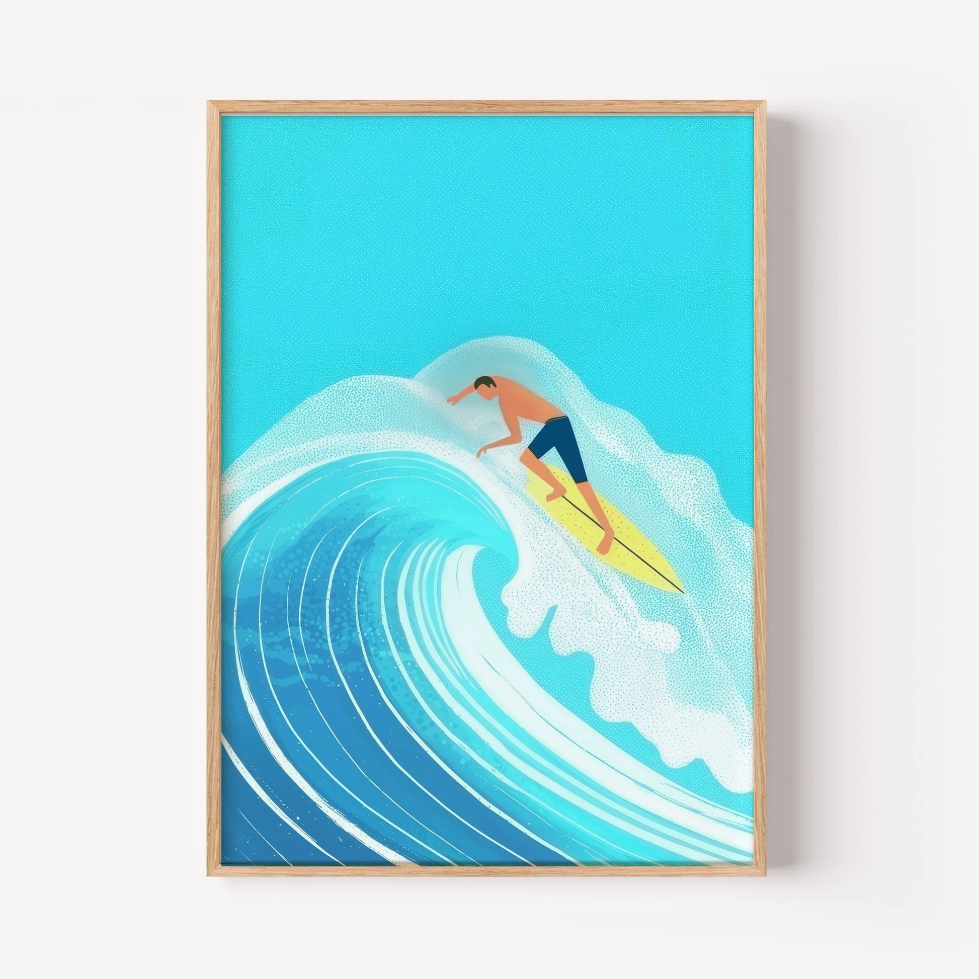 Blue Wave Surfer