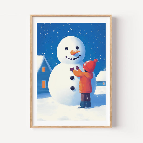 Building My Snowman Friend