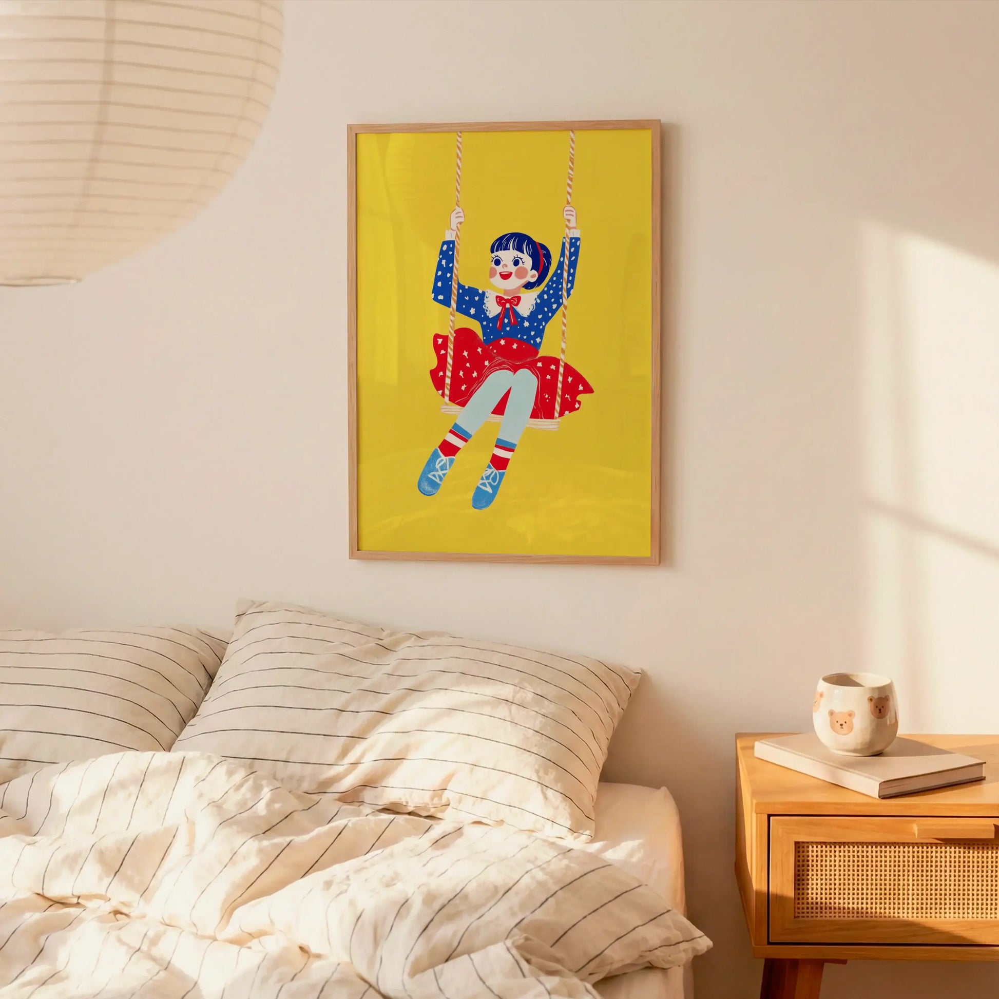 Circus Kid On Swing