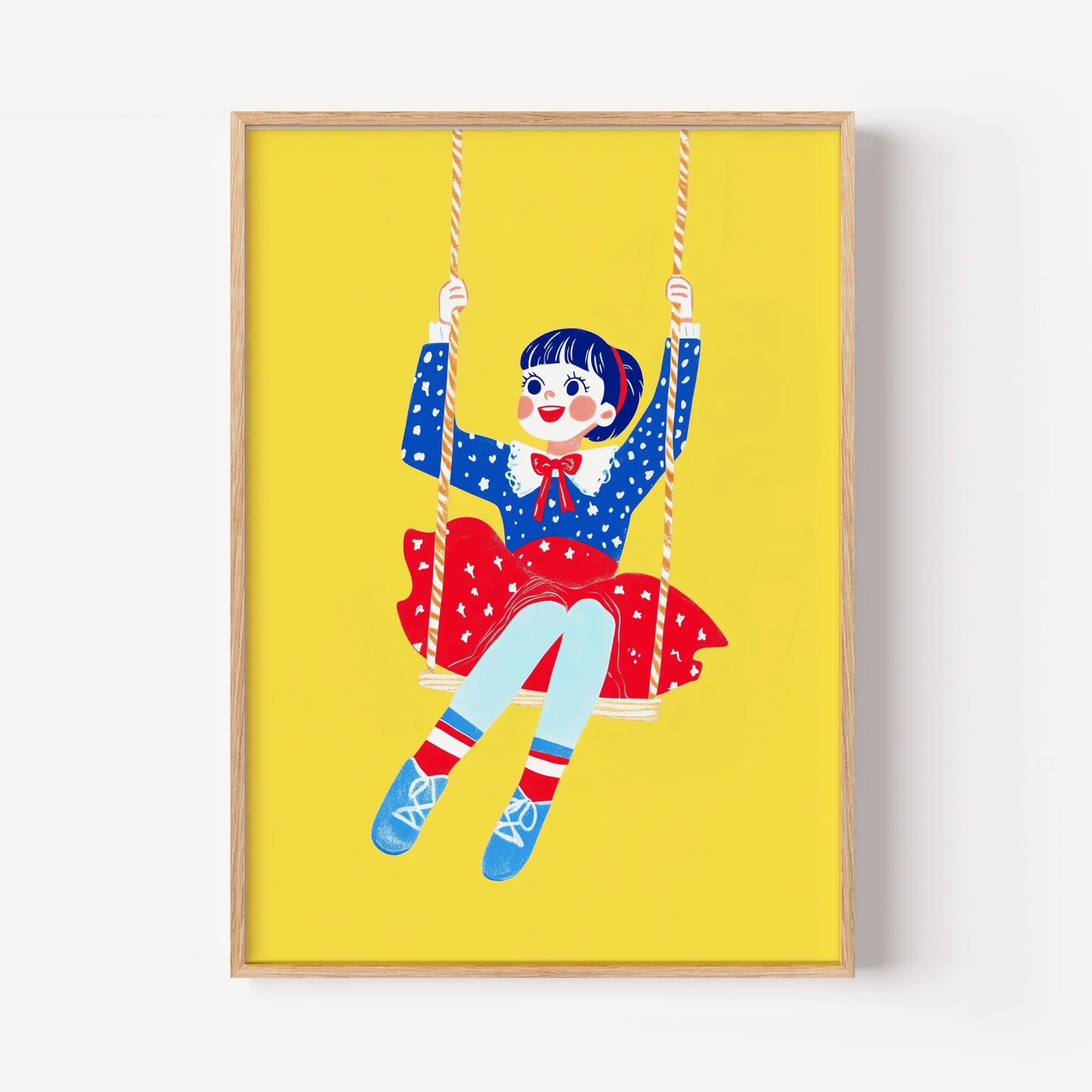 Circus Kid On Swing
