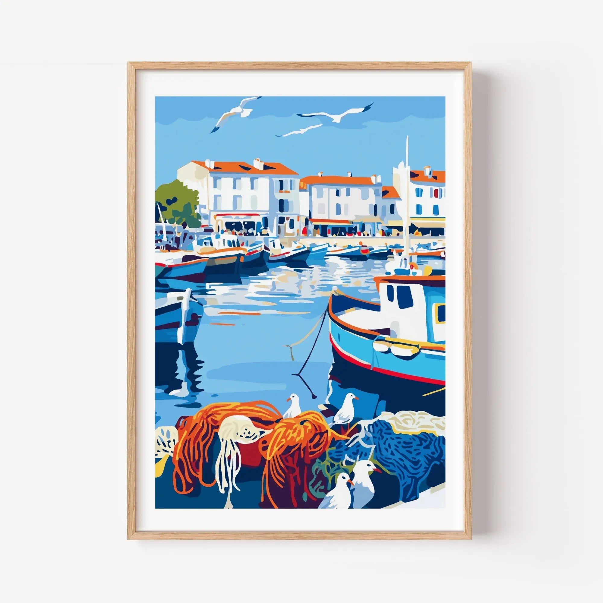 Coastal Rhythm and Bright Hulls 1