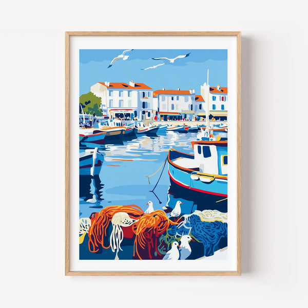 Coastal Rhythm and Bright Hulls 1