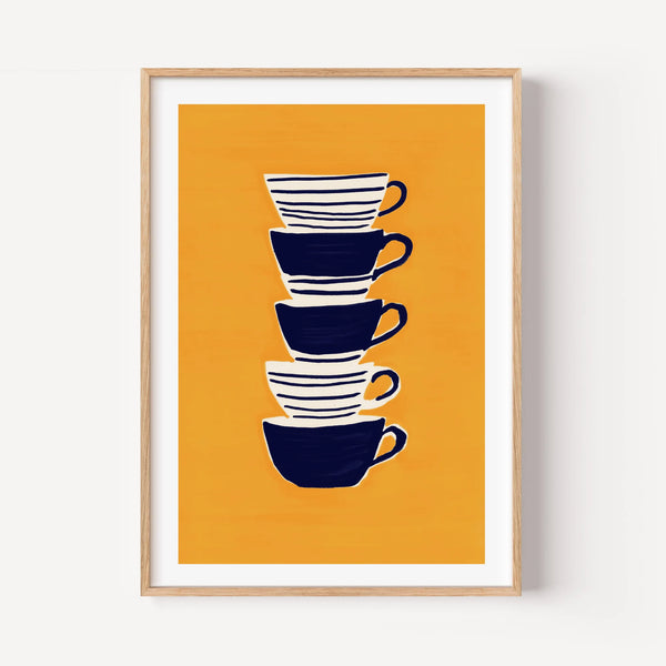 Indigo Tea Cup Totem