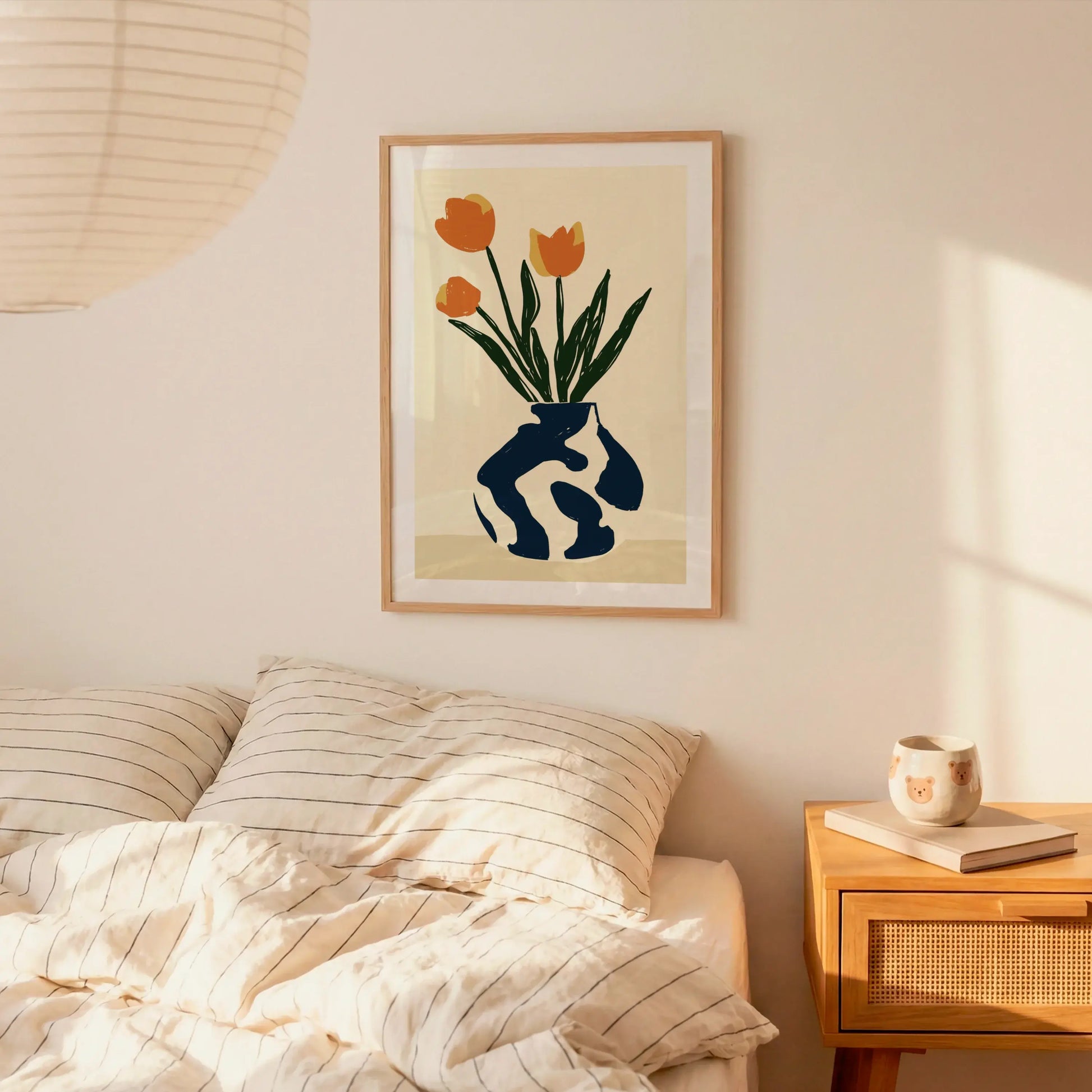 Modernist Tulip Silhouette