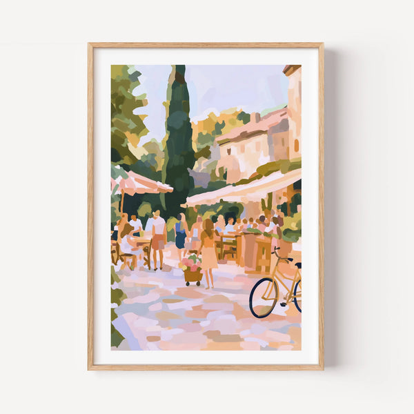 Morning at the Village Café