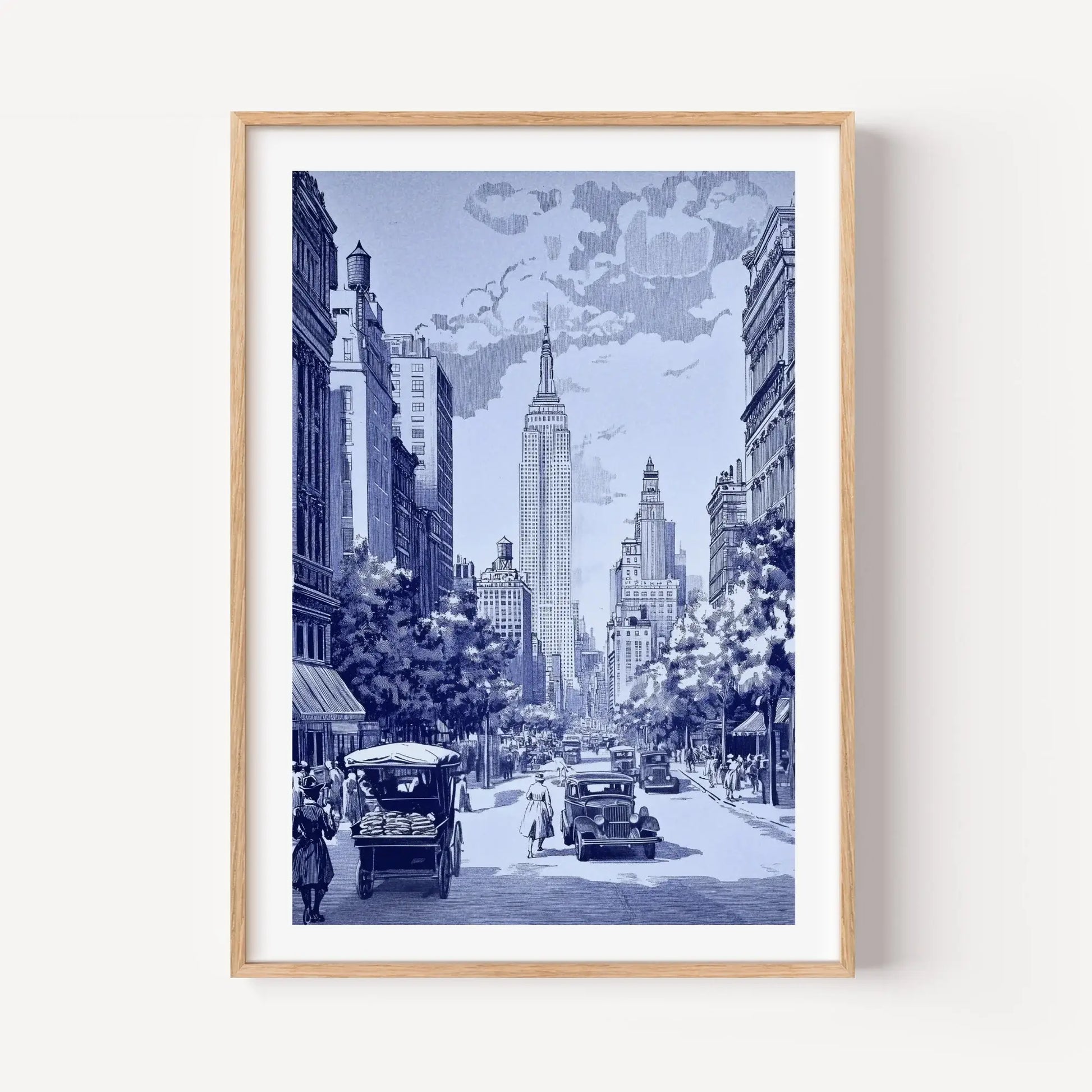 New York Vintage Skyline