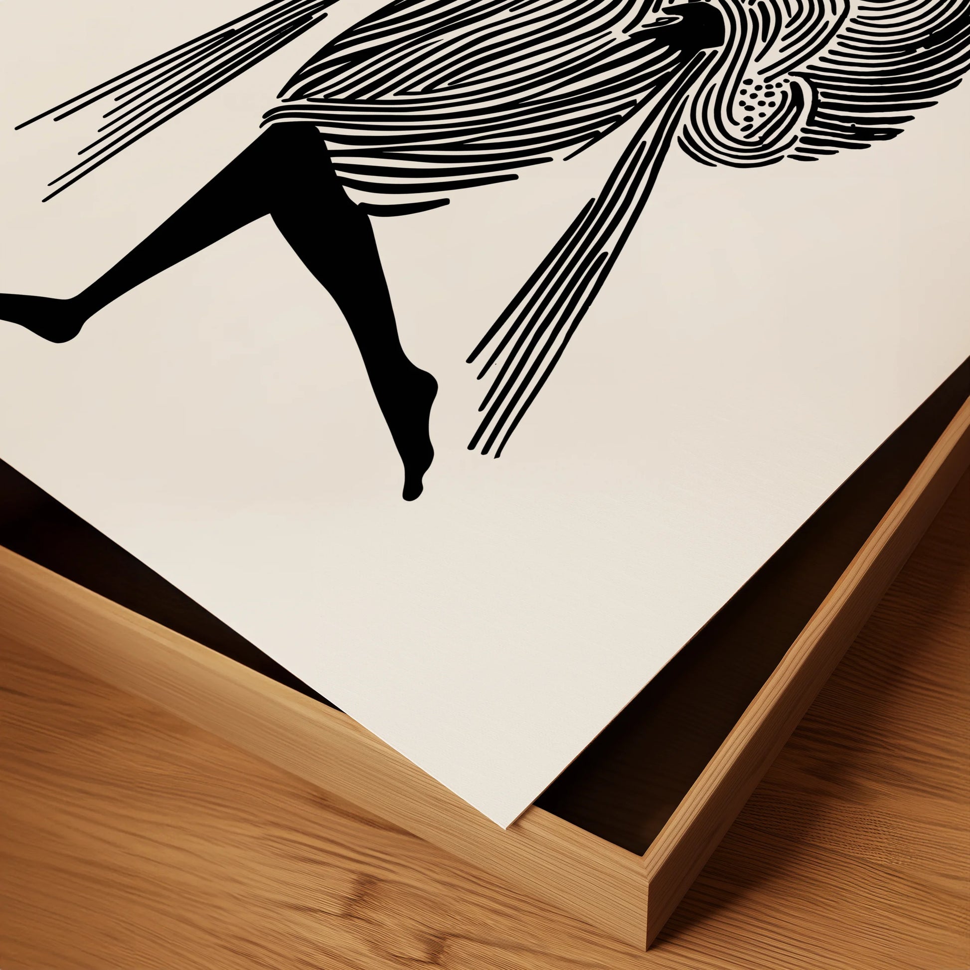 Ottoman Elegance in Monochrome Ink 3