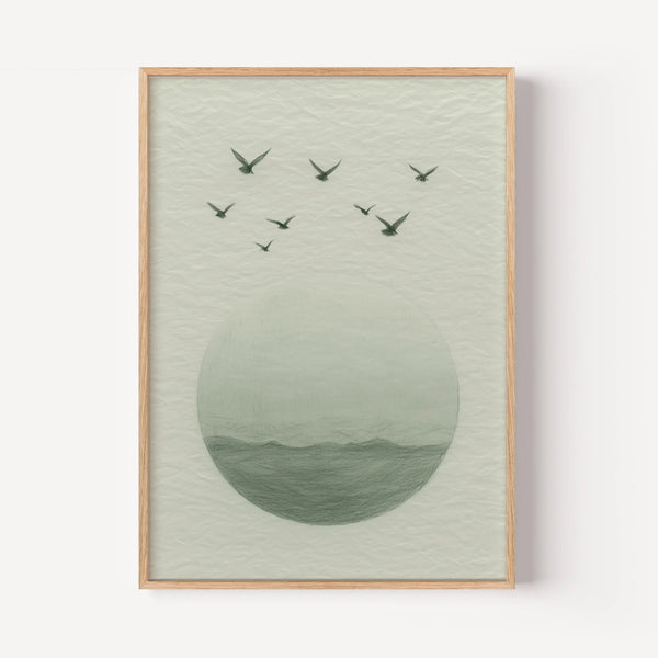 Pale Sun and Sea Flight 1