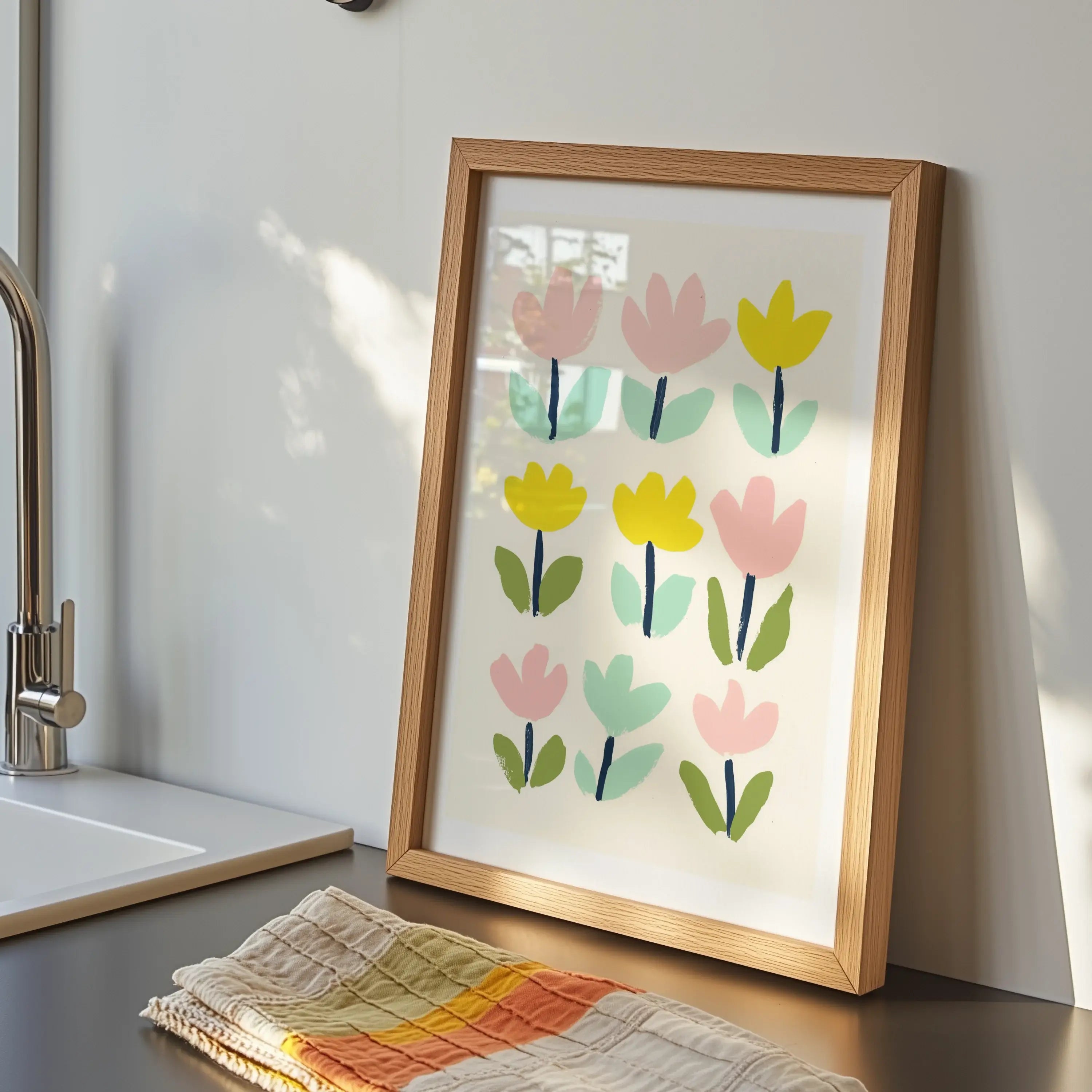 Pastel Blossom Grid