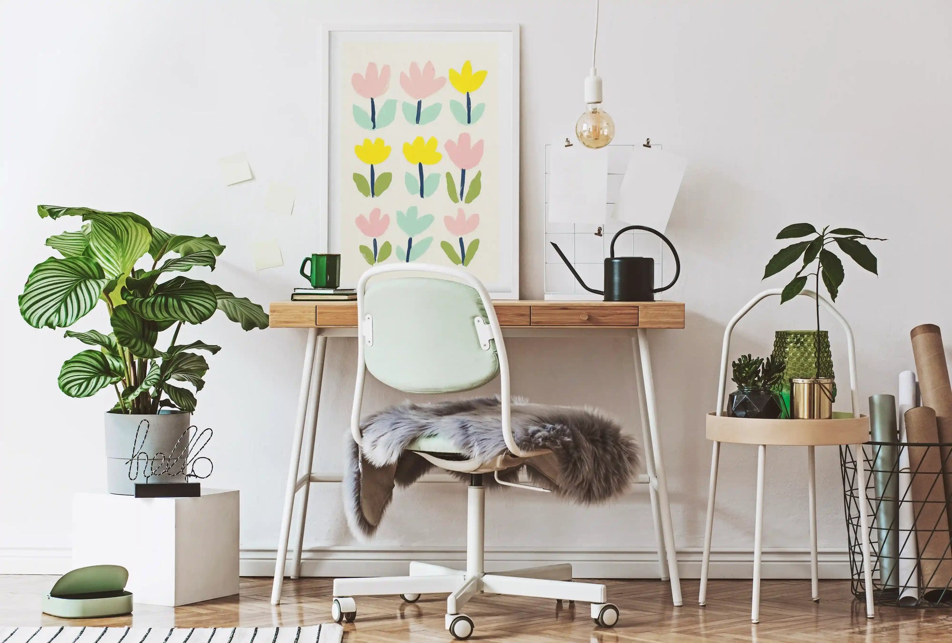 Pastel Blossom Grid