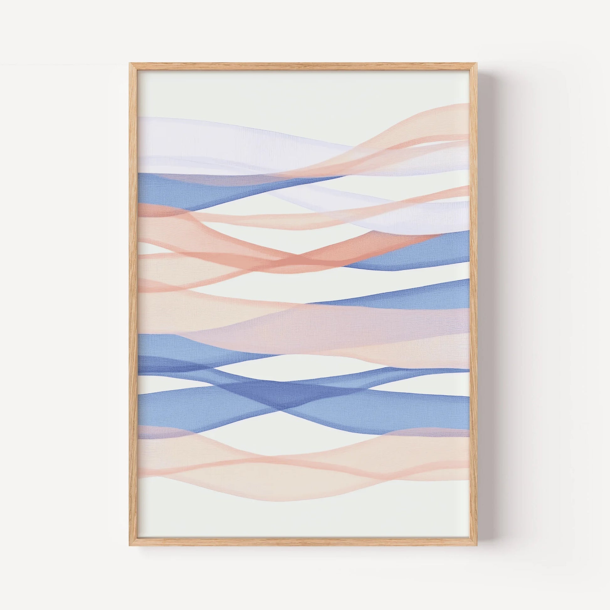 Peach and Azure Drift