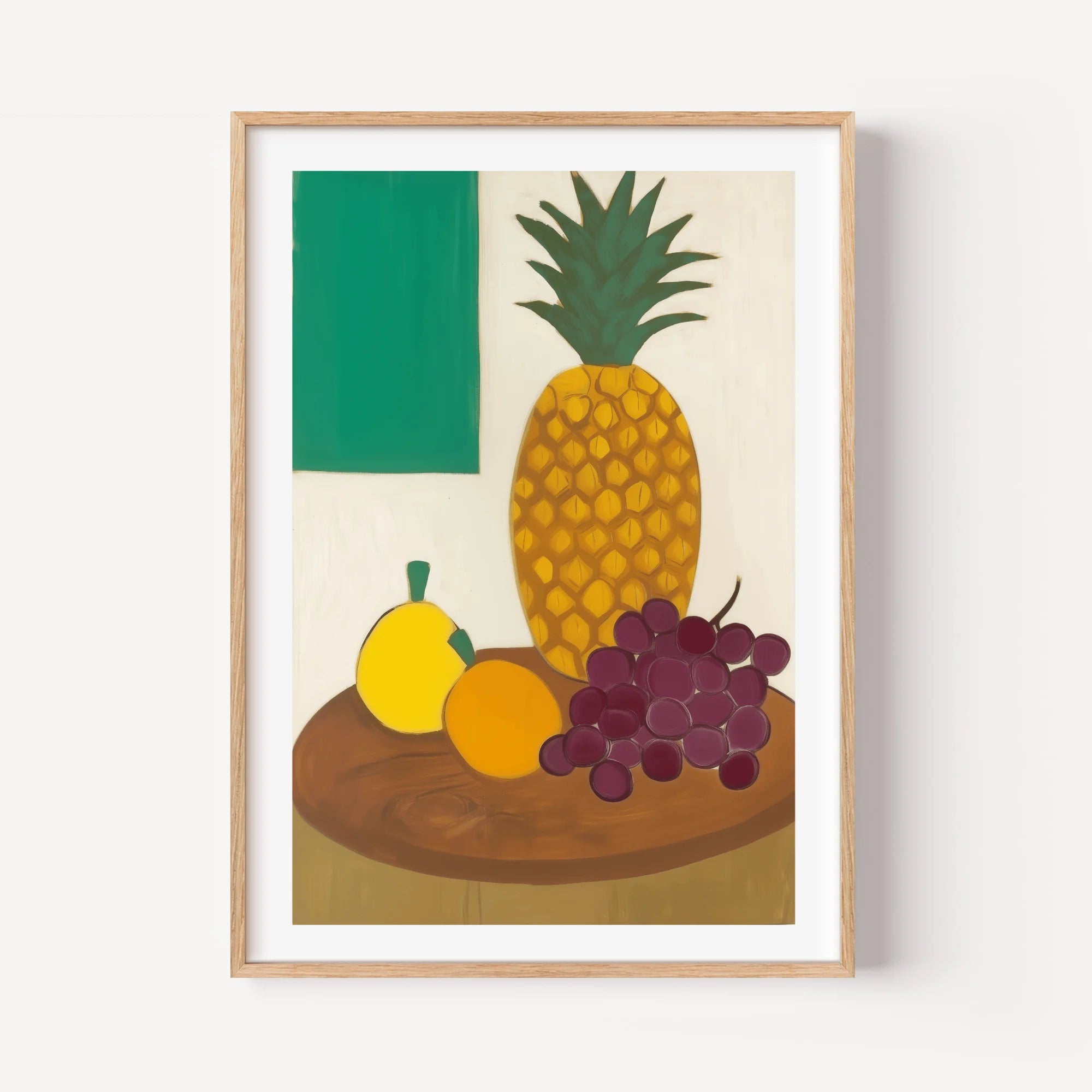 Pineapple and Grapes