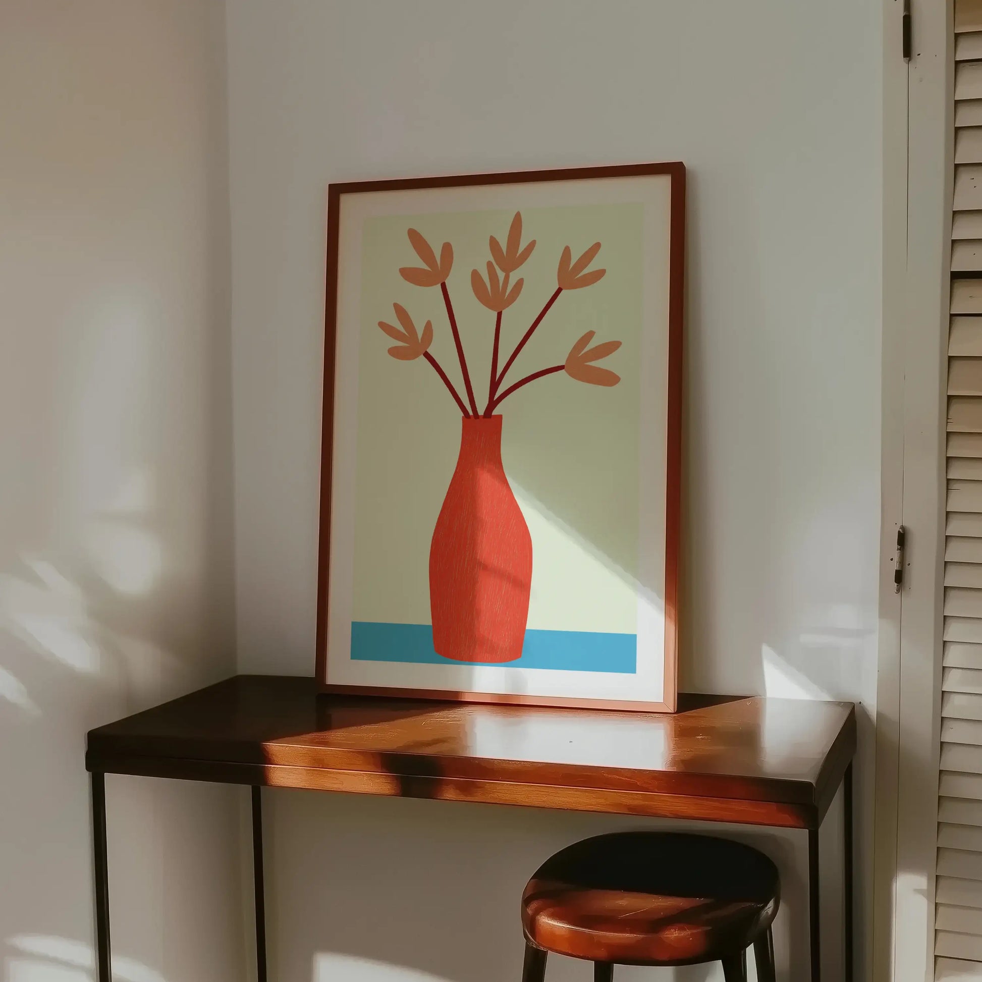 Red Vase