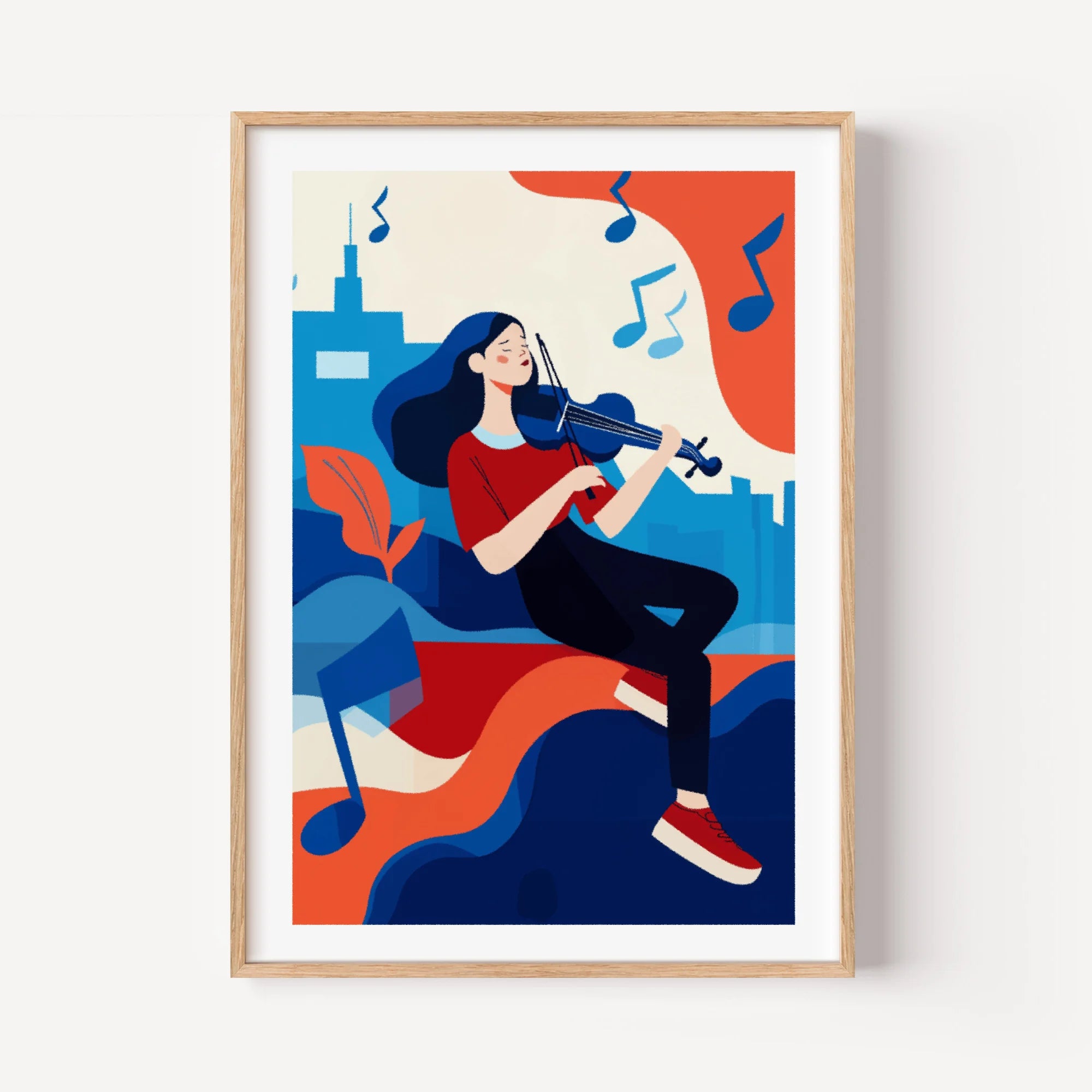 Rhythm in Red and Blue