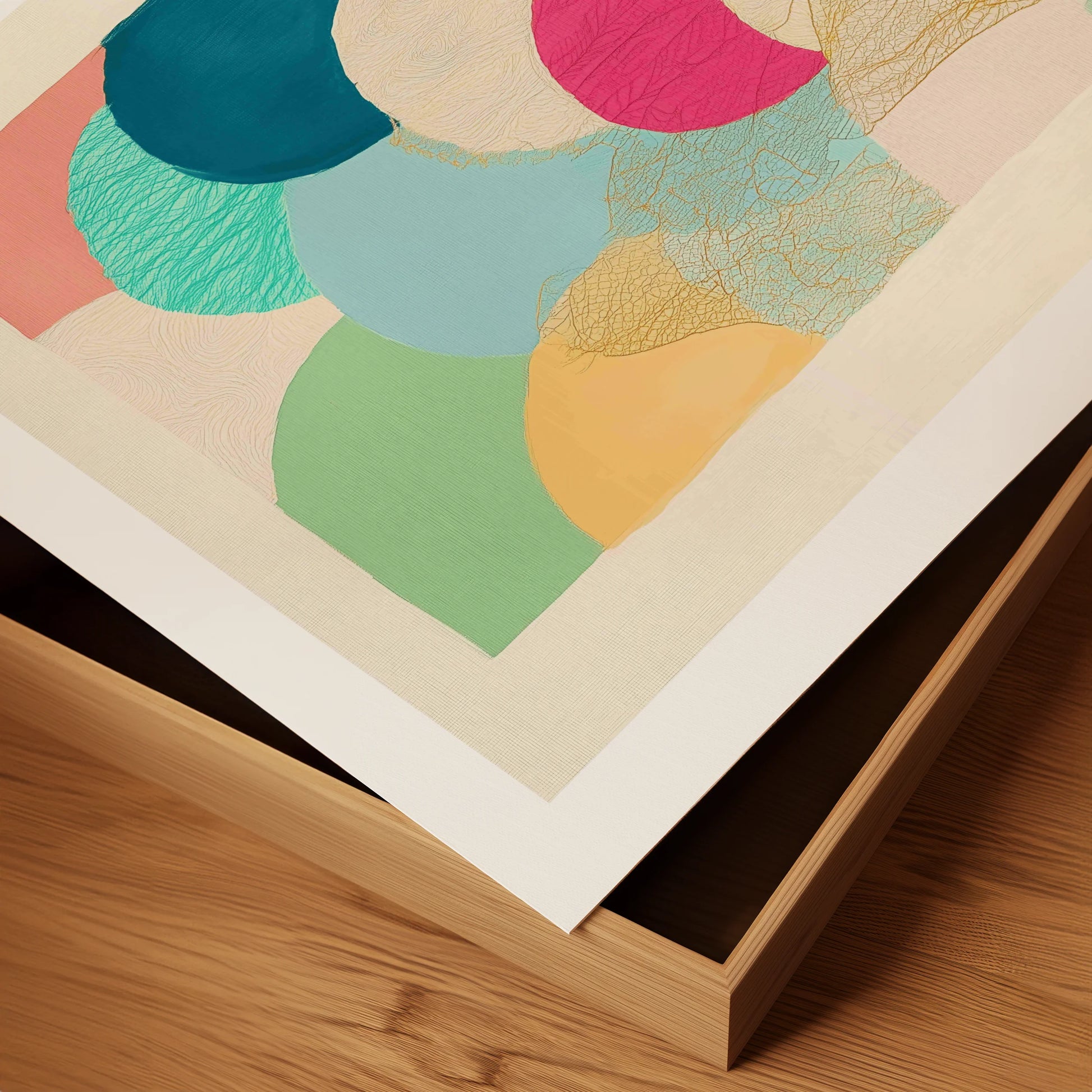 Stacked Pastel Circles