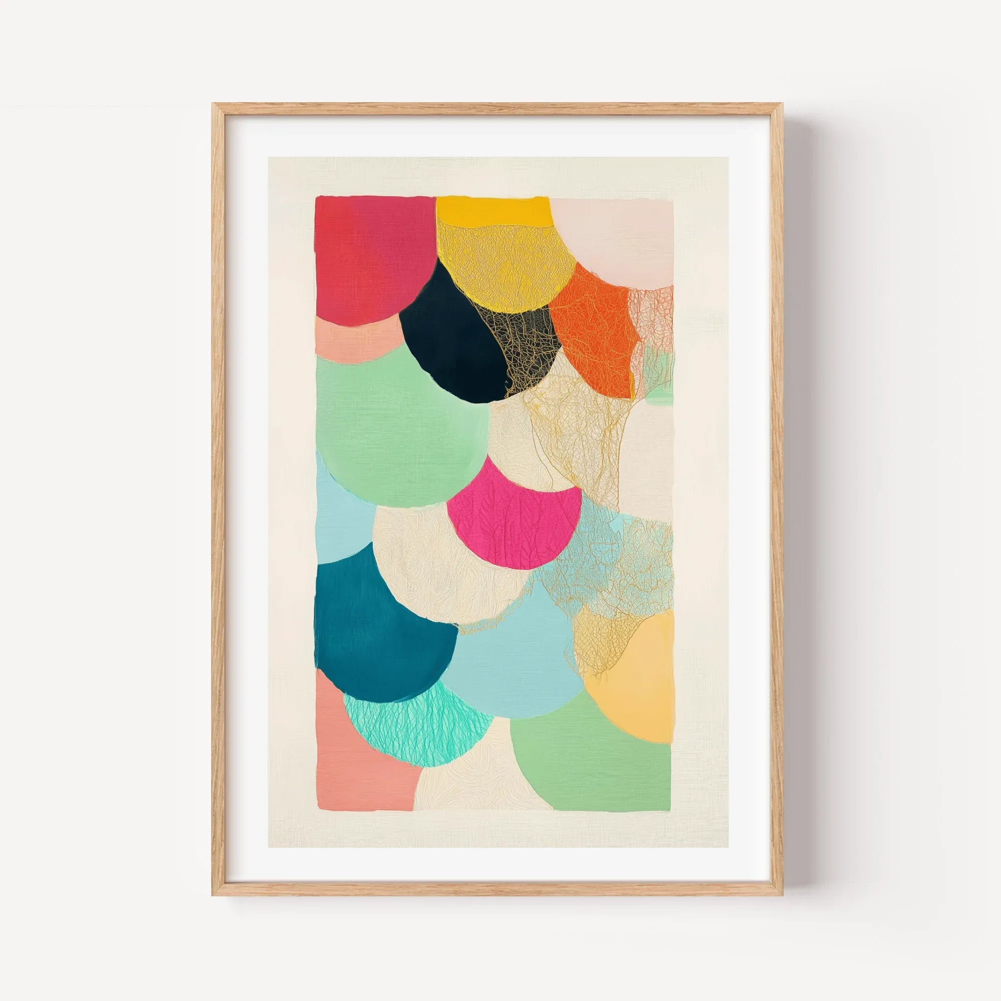 Stacked Pastel Circles