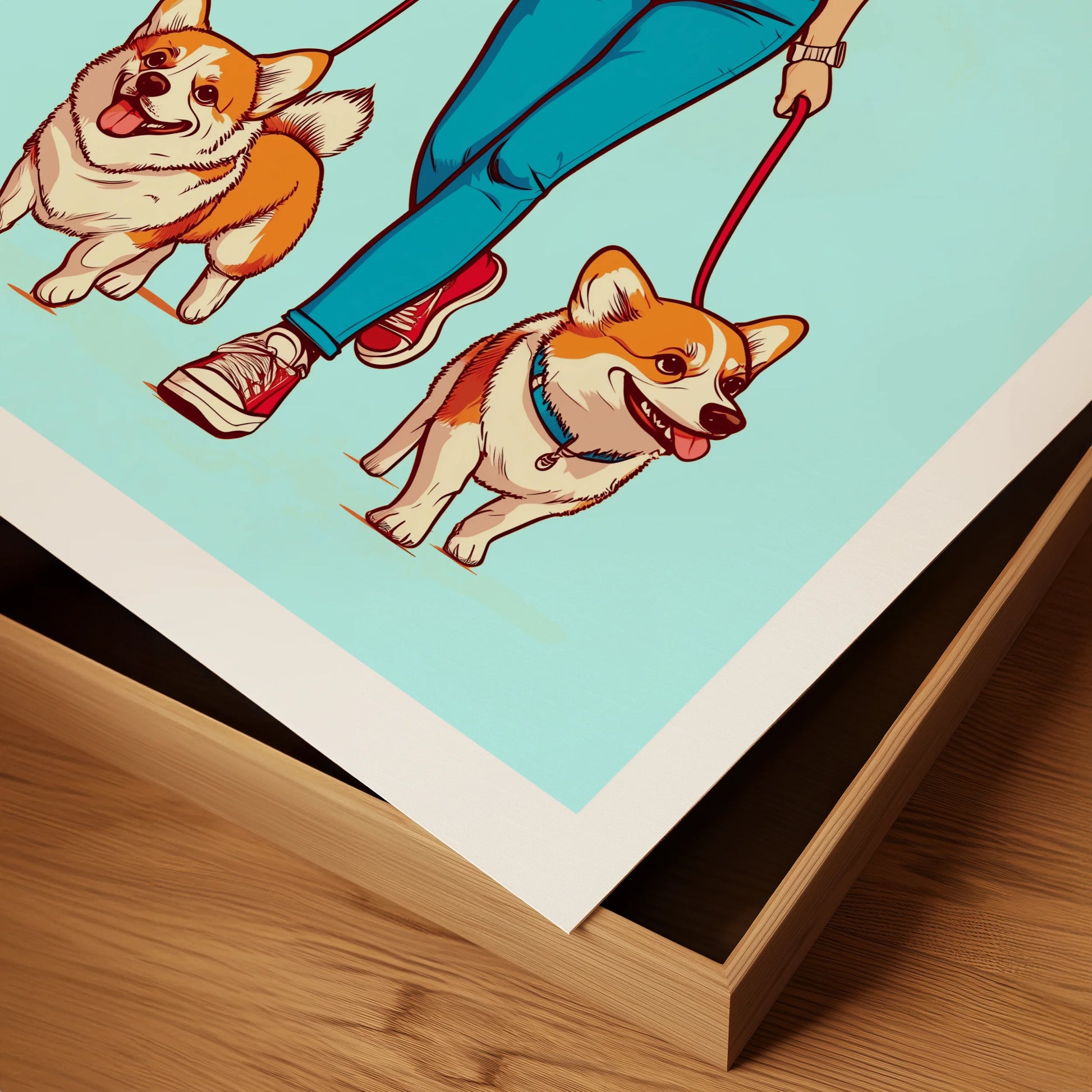 Sunny Day With Corgis