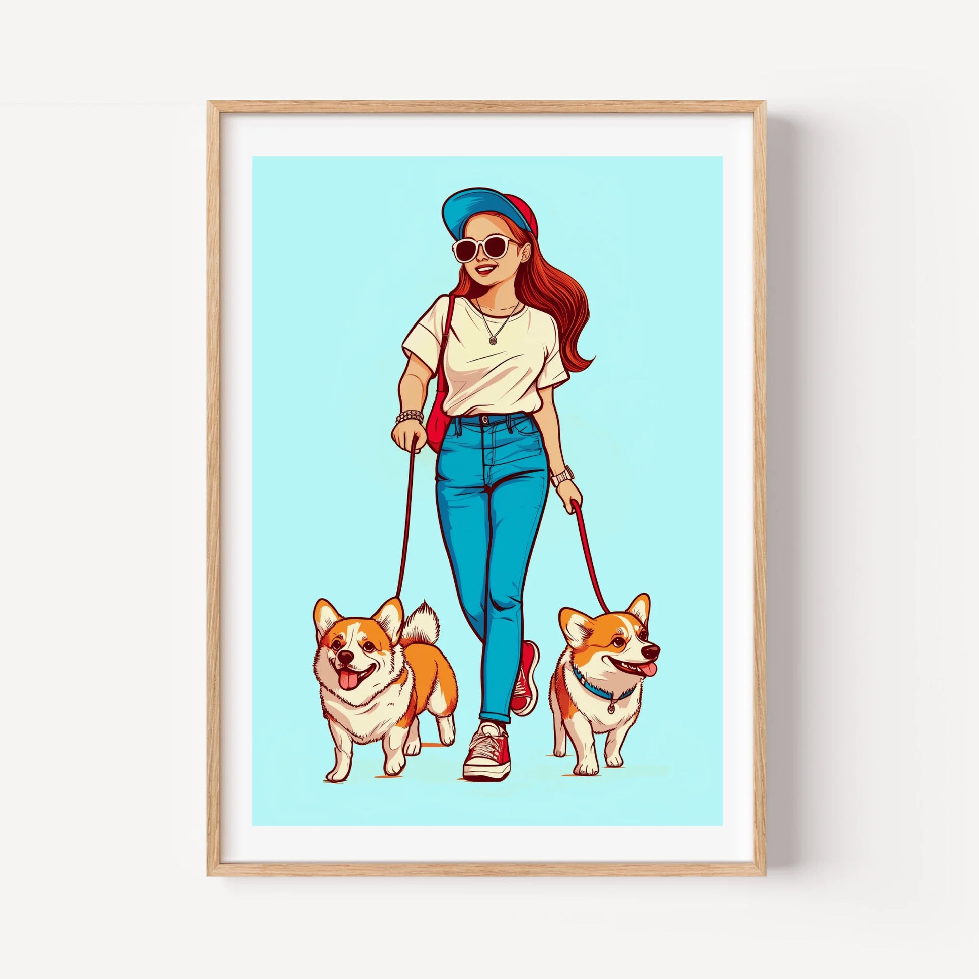 Sunny Day With Corgis