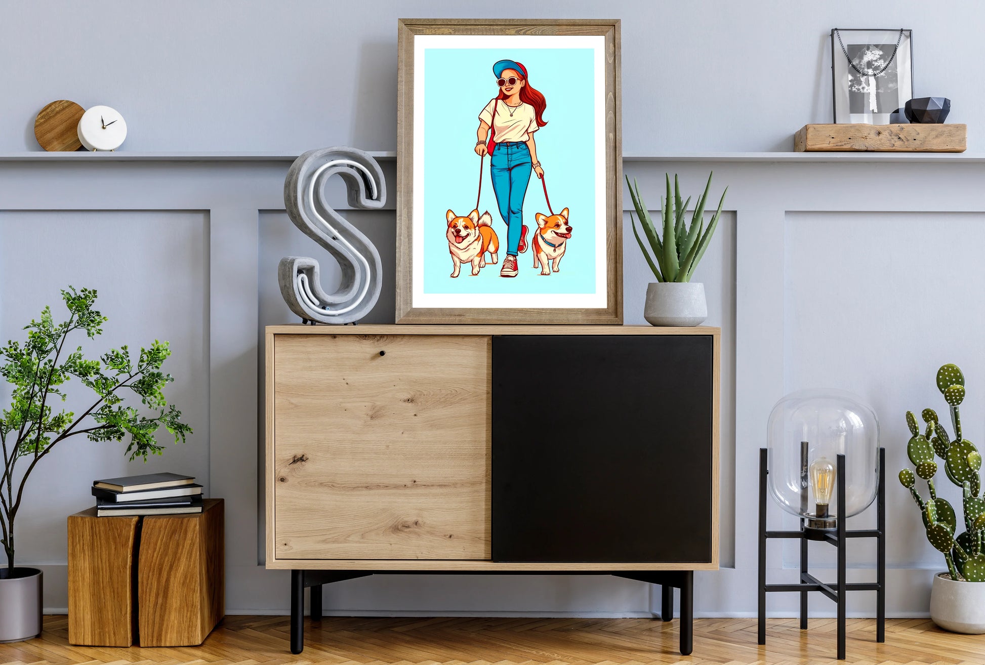 Sunny Day With Corgis