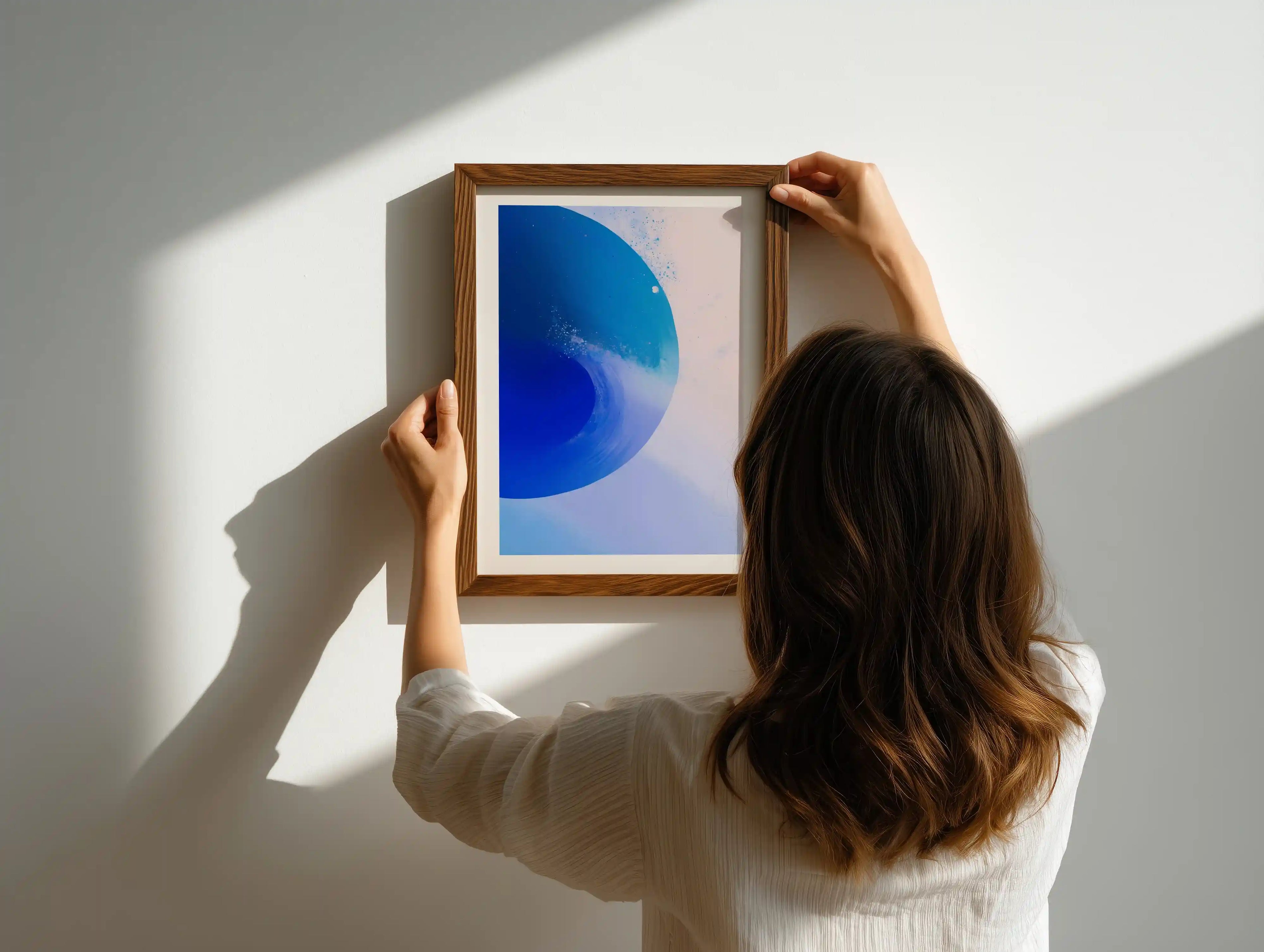 The Blue Orb's Embrace