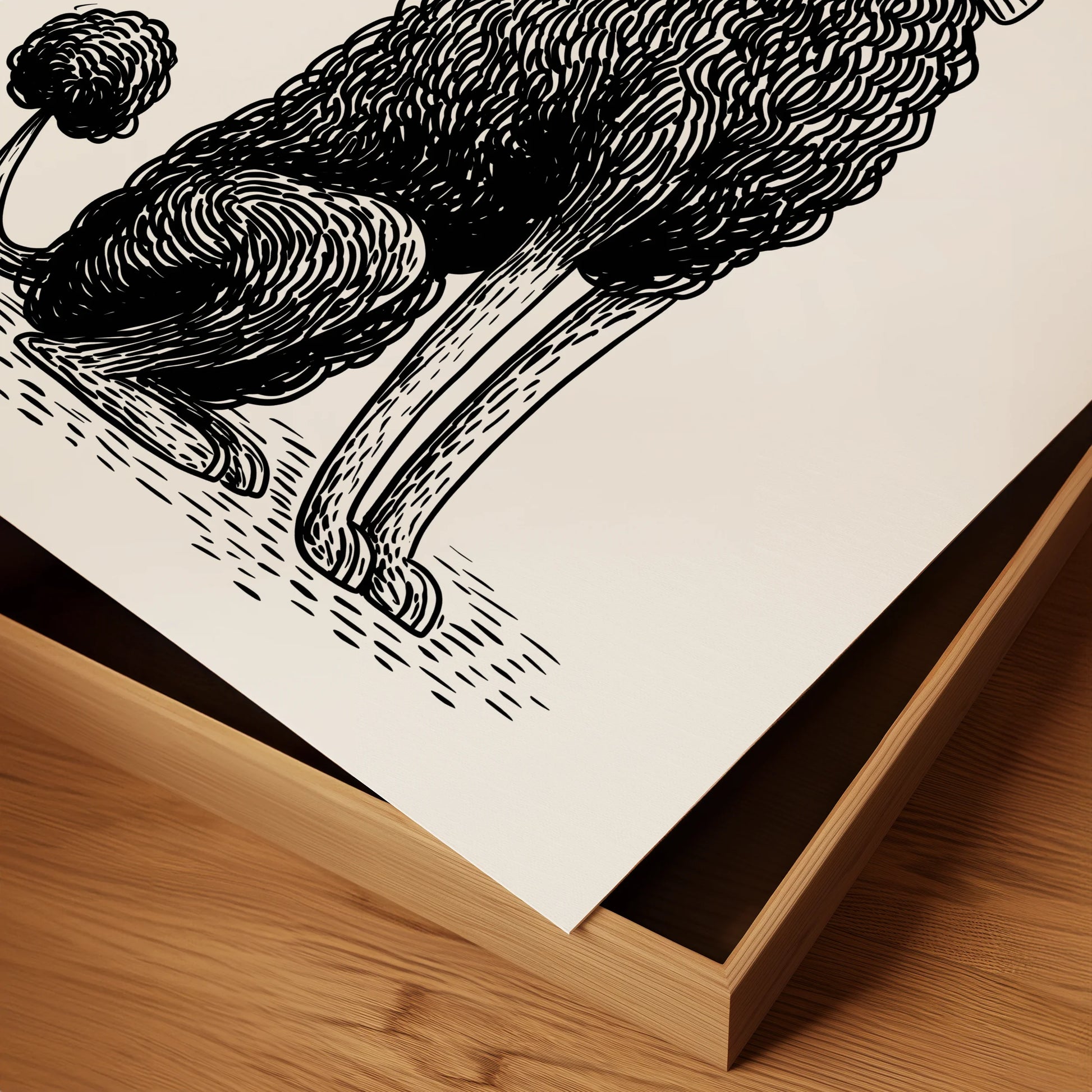 The Elegant Poodle in Profile