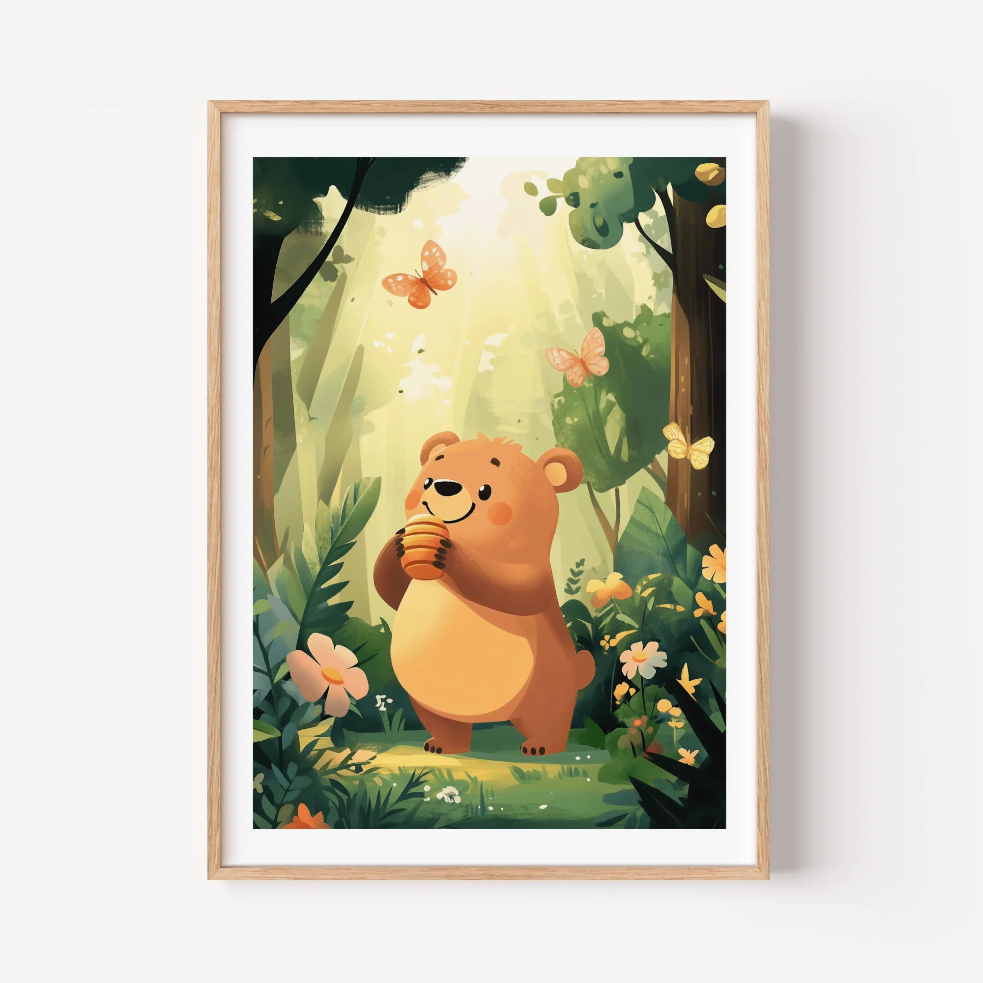 The Honey Bear and the Butterflies