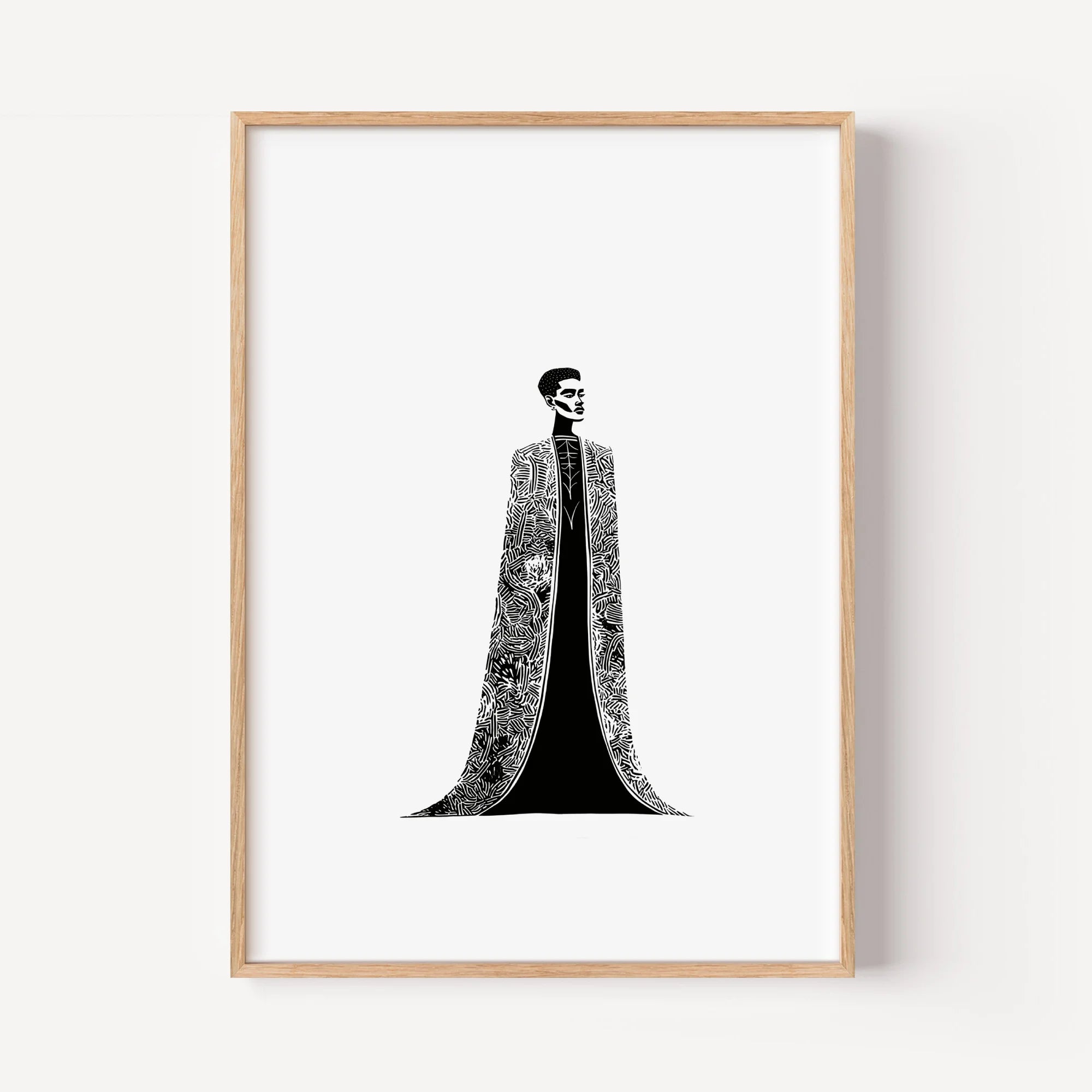 The Moroccan Caftan in Ink