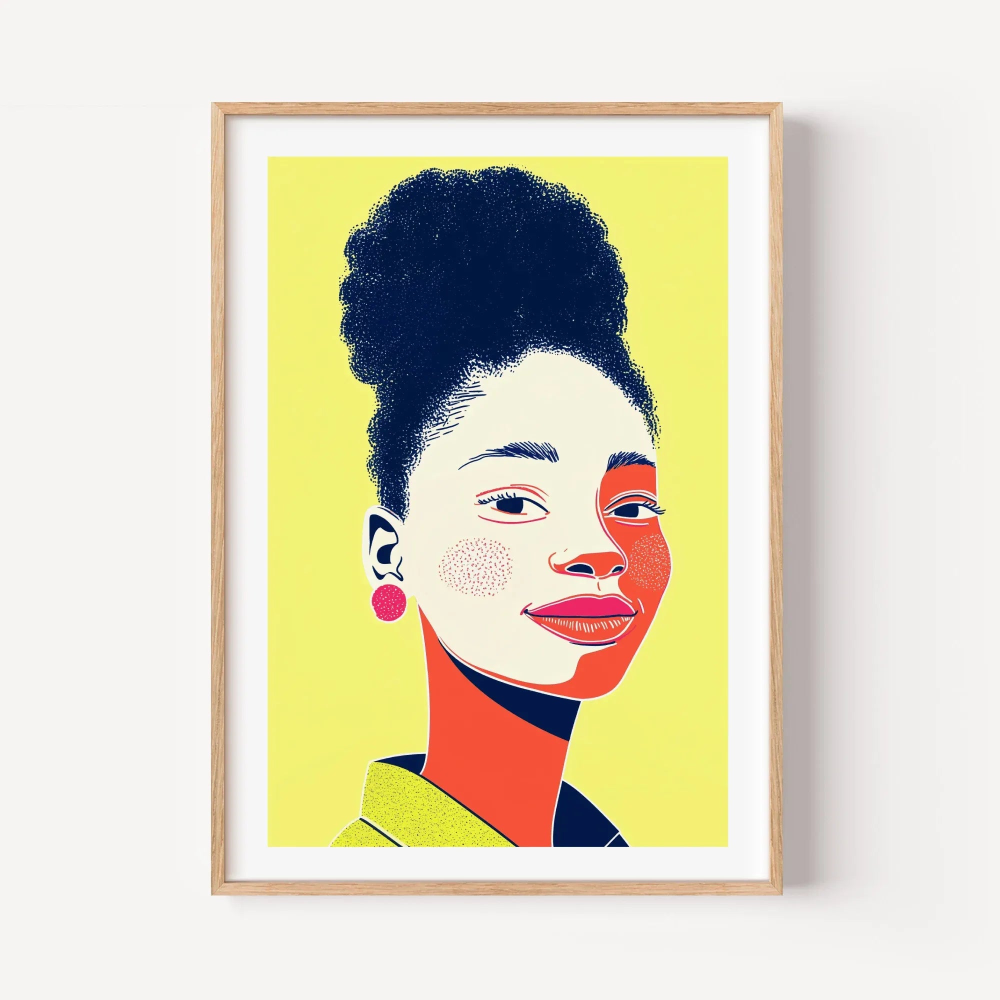 The Pink Earring Girl