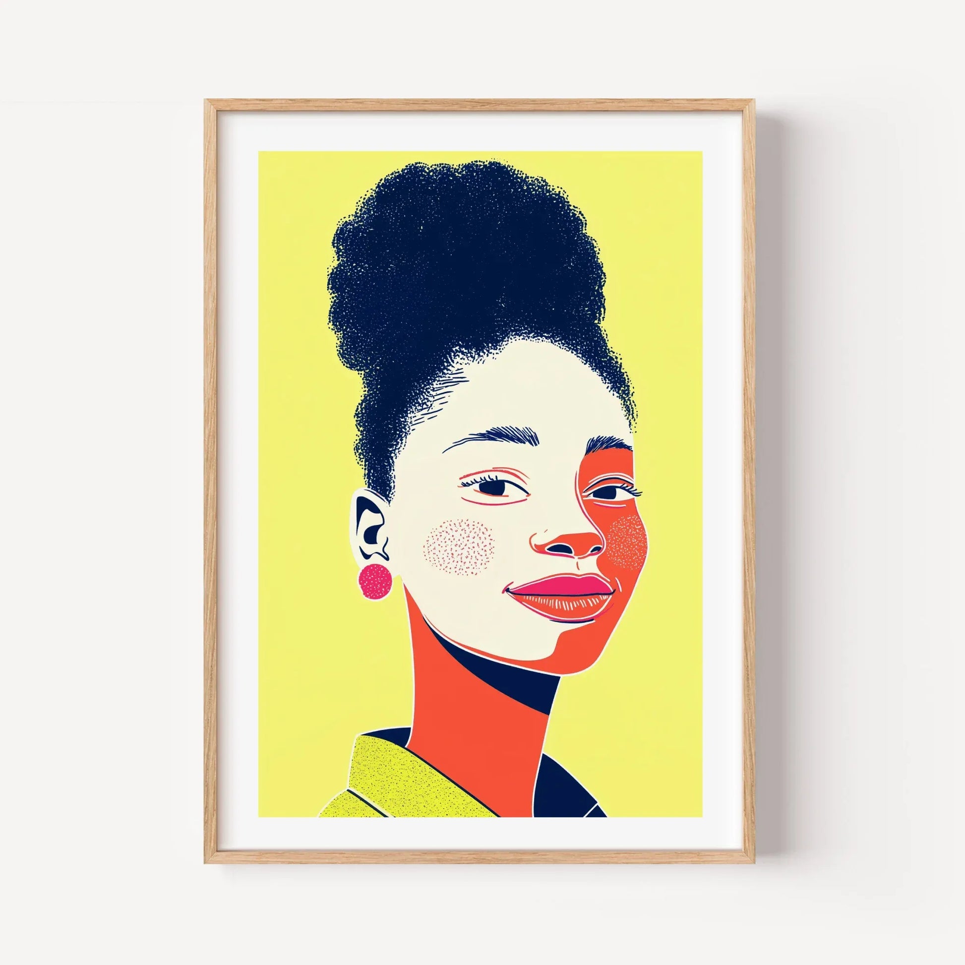 The Pink Earring Girl