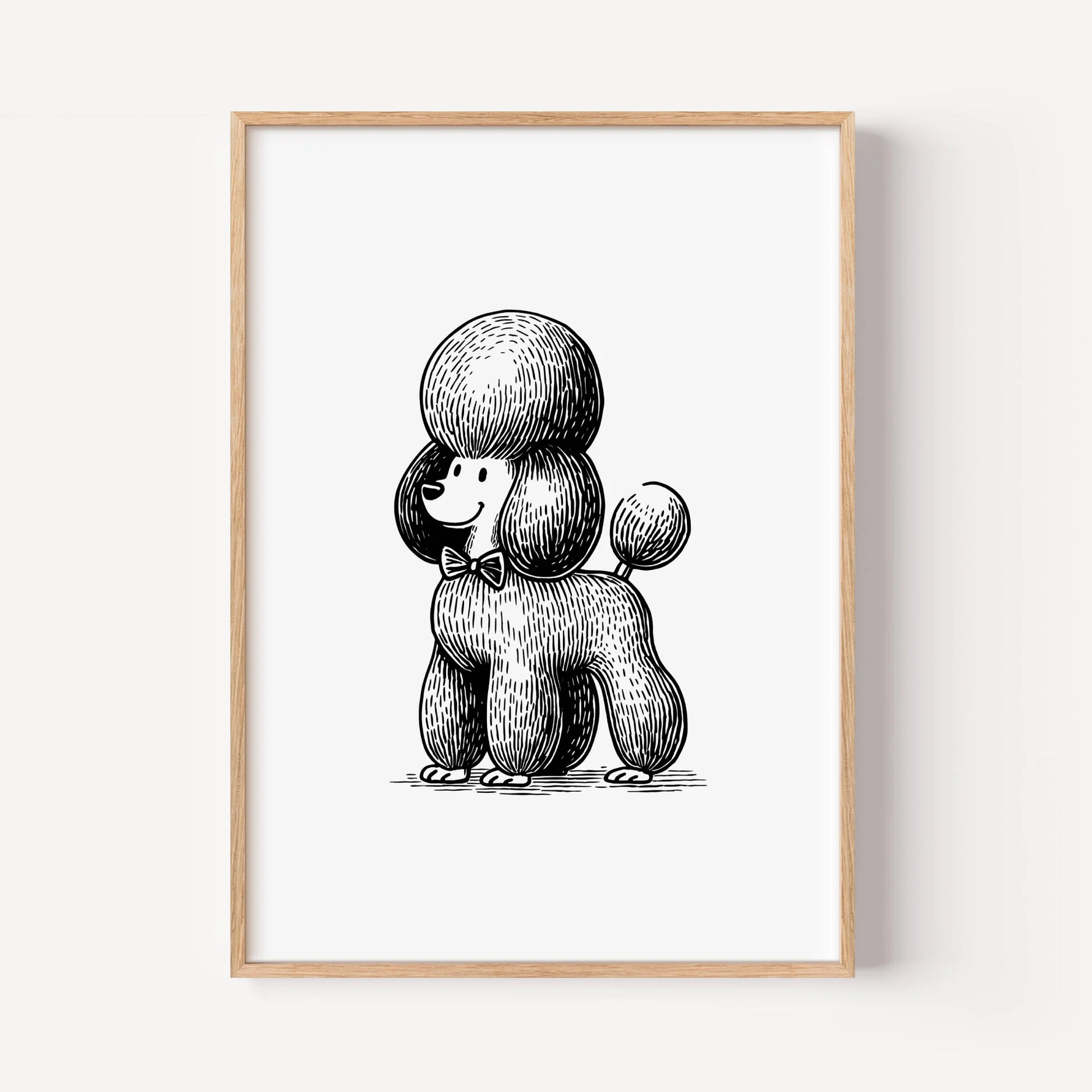 The Pompom Poodle Portrait