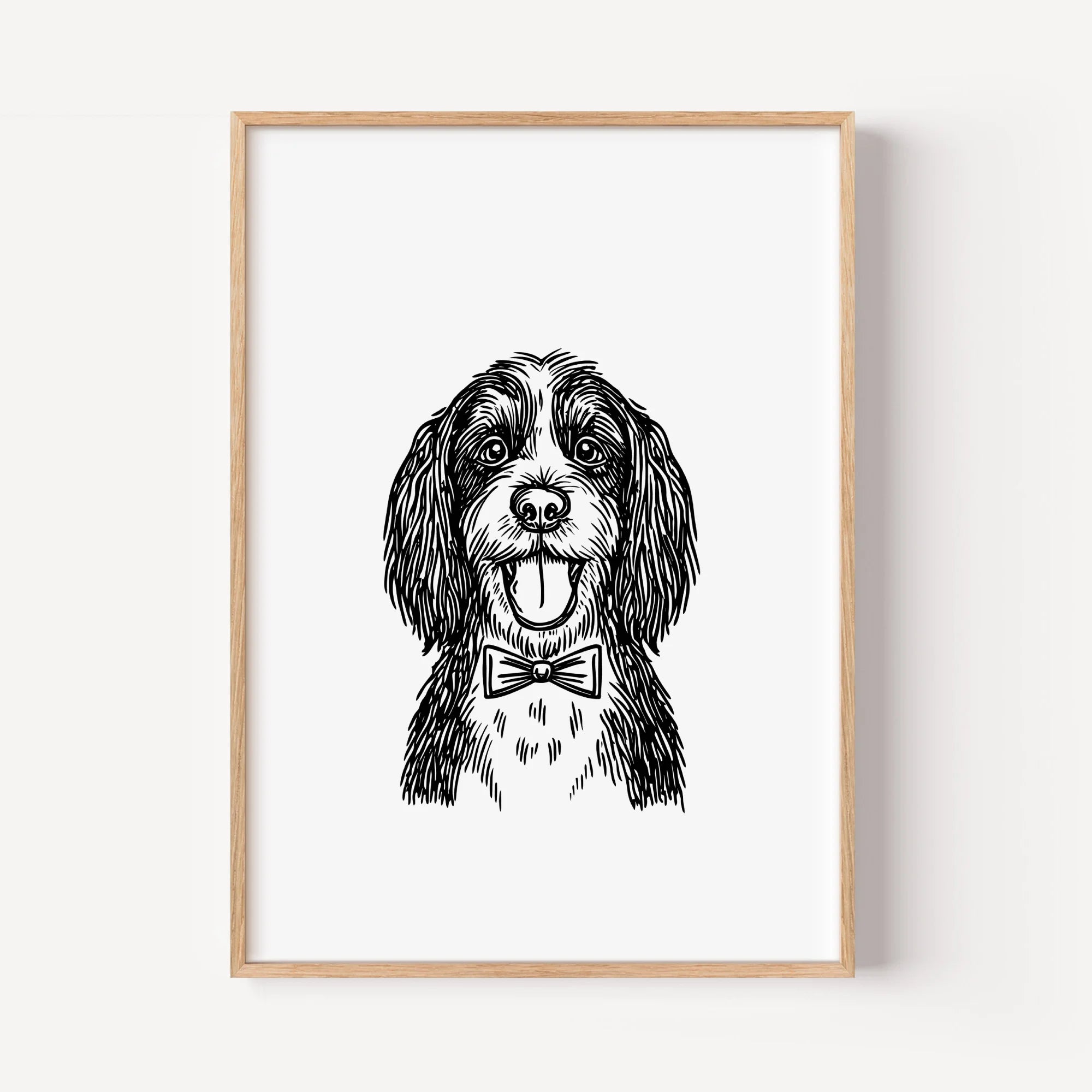 The Smiling Dog in a Bow Tie