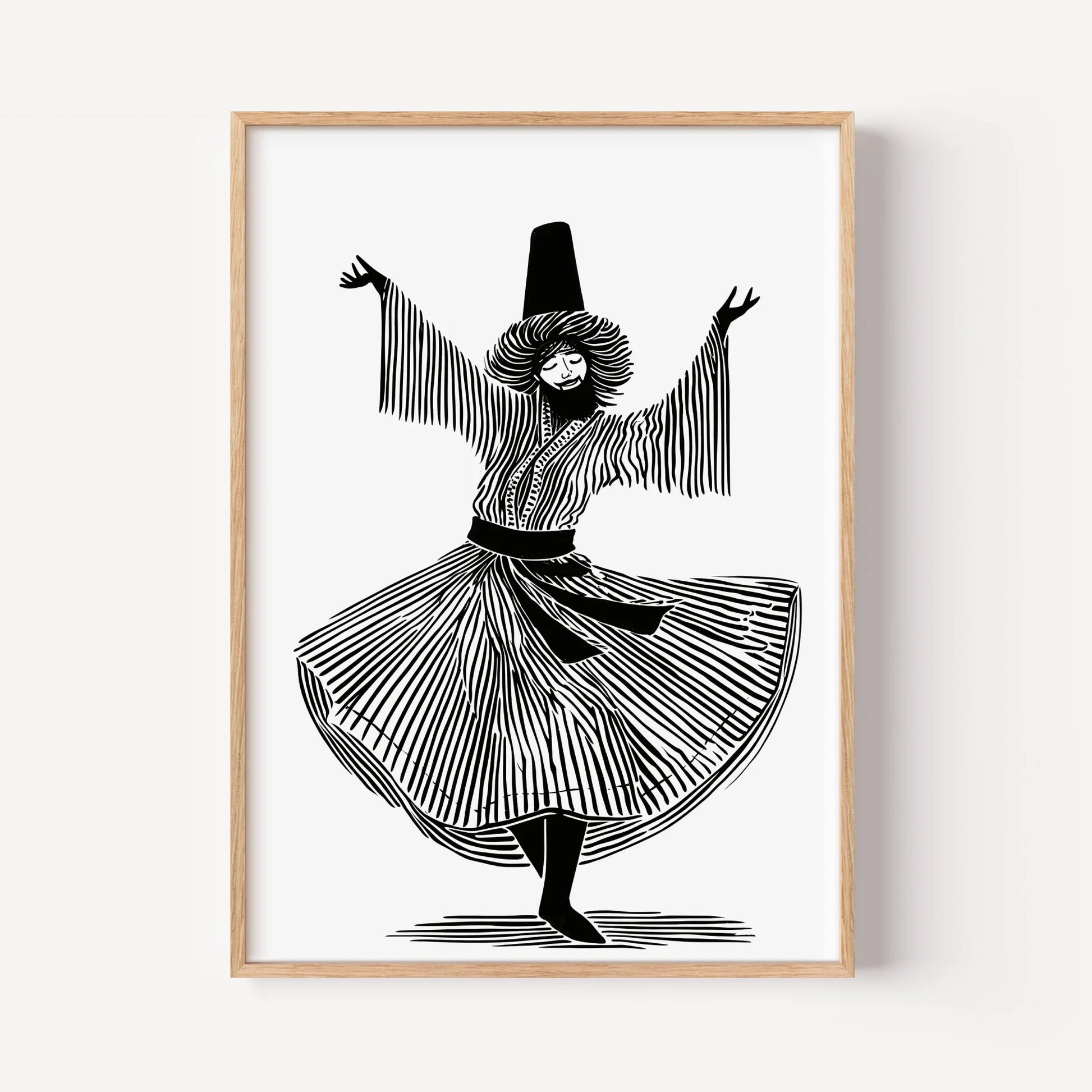 The Whirling Dervish in Ink