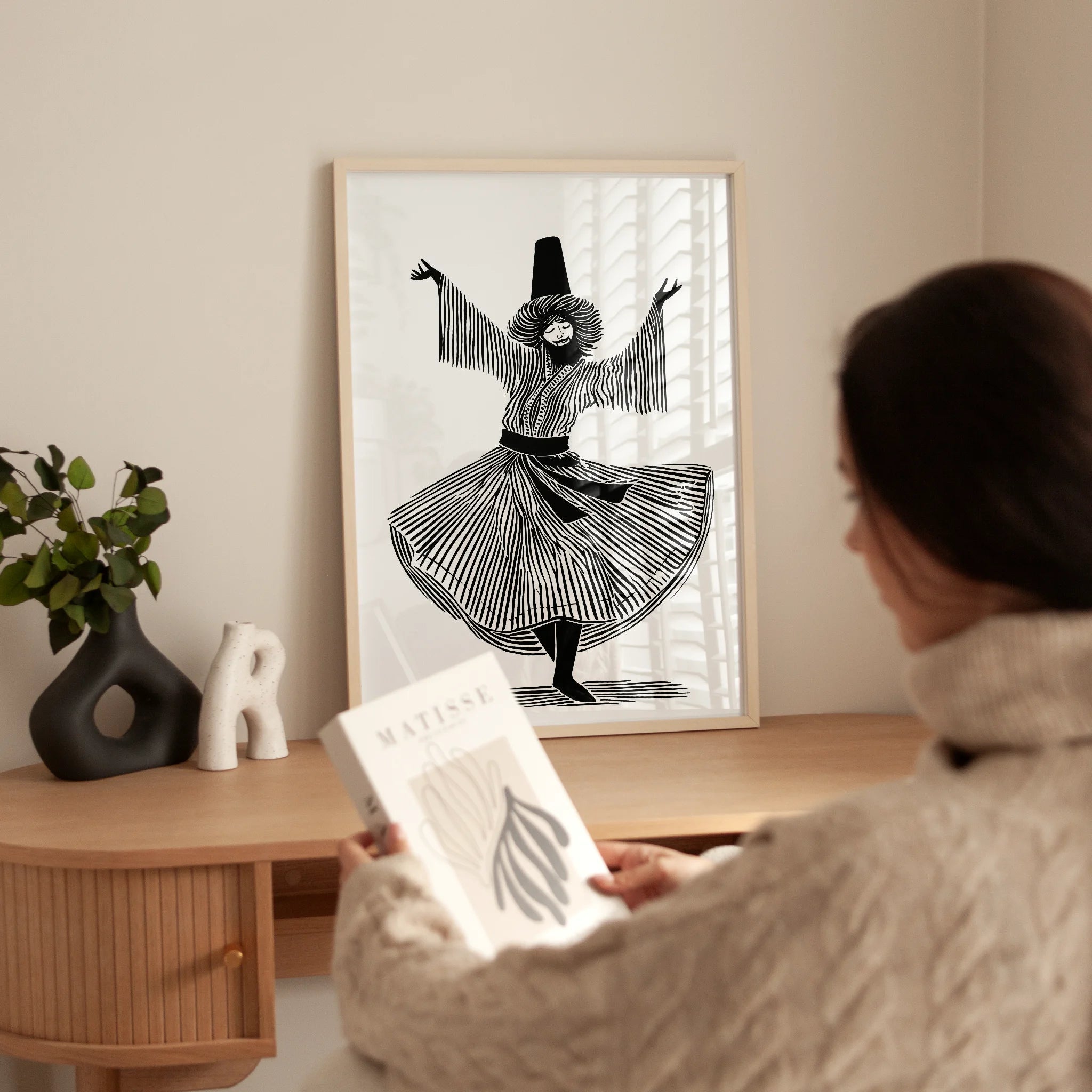 The Whirling Dervish in Ink