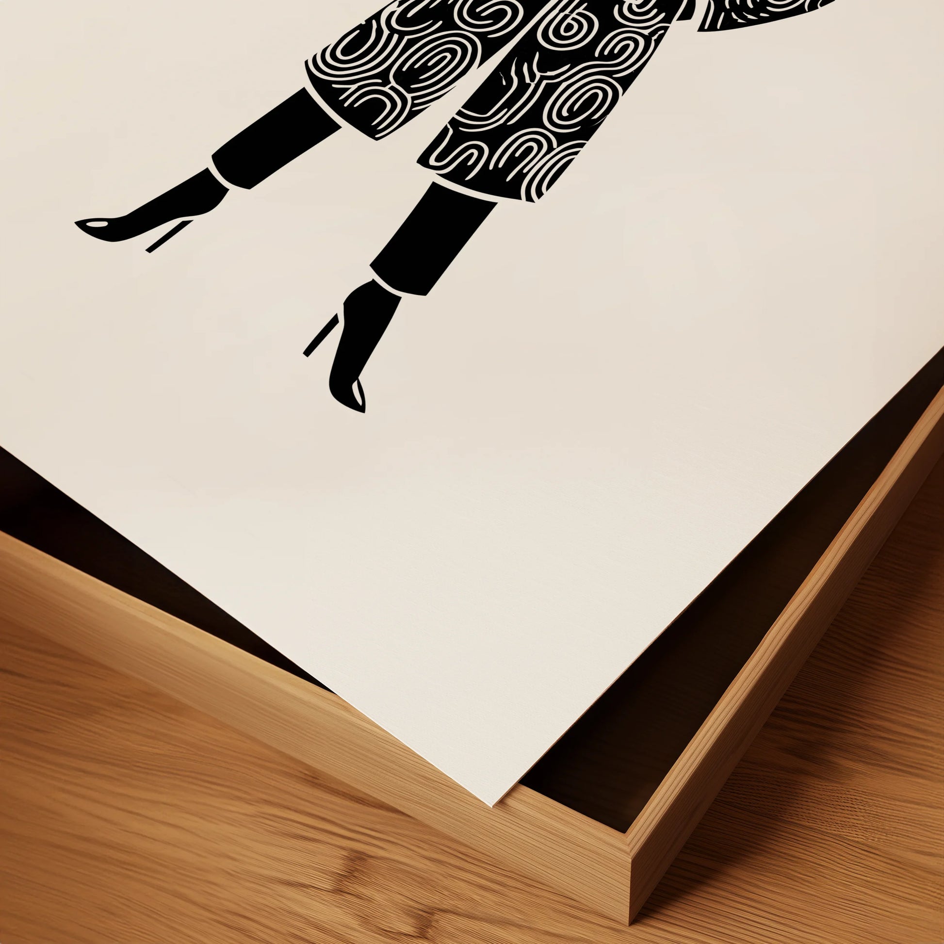 The Woman in the Swirled Coat