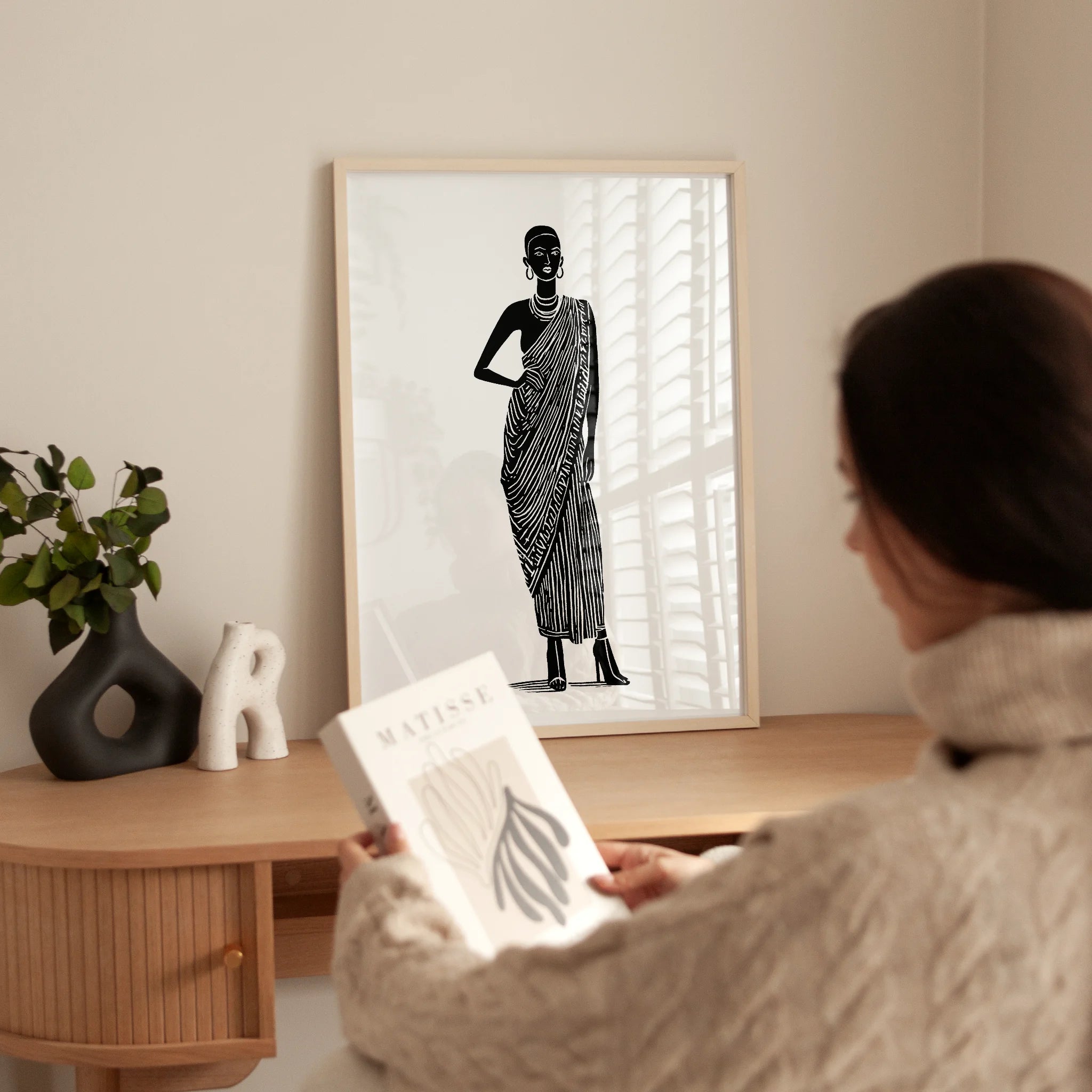 The Woman with the Hoop Earrings