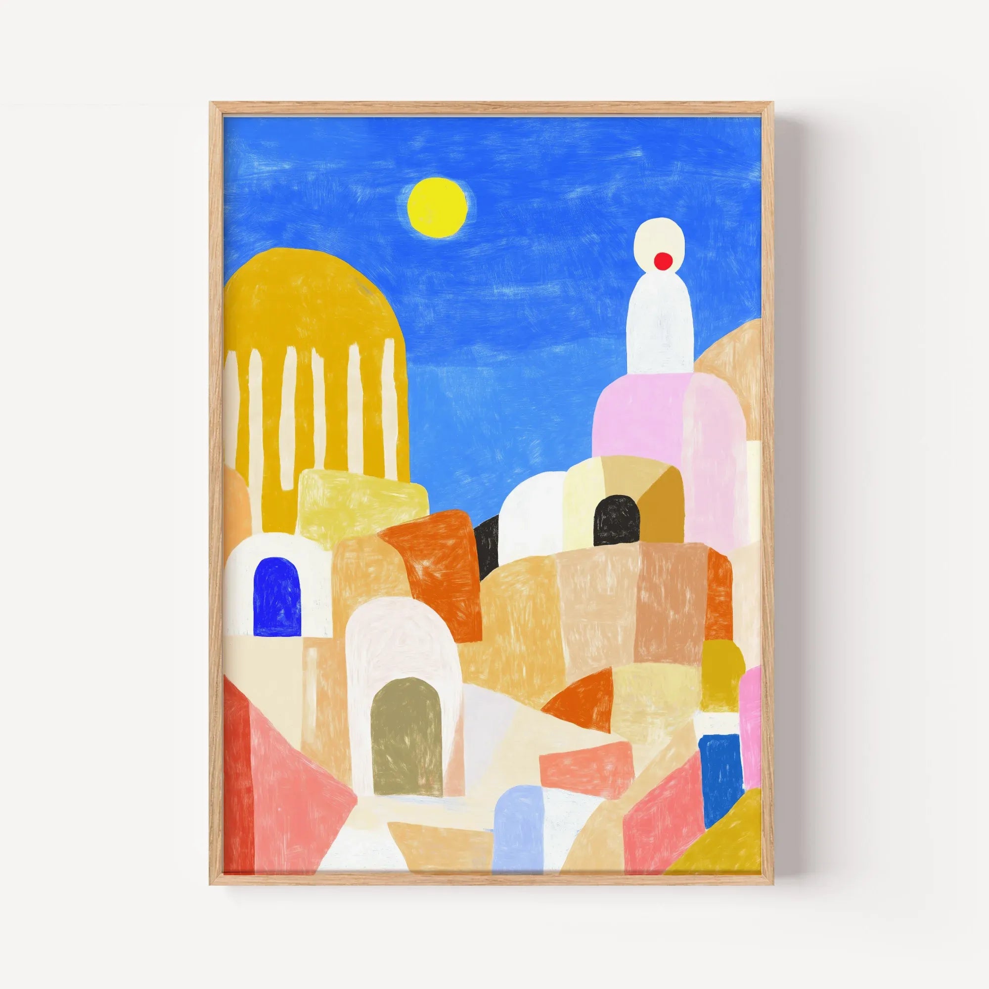 The Yellow Sun Above the Domes