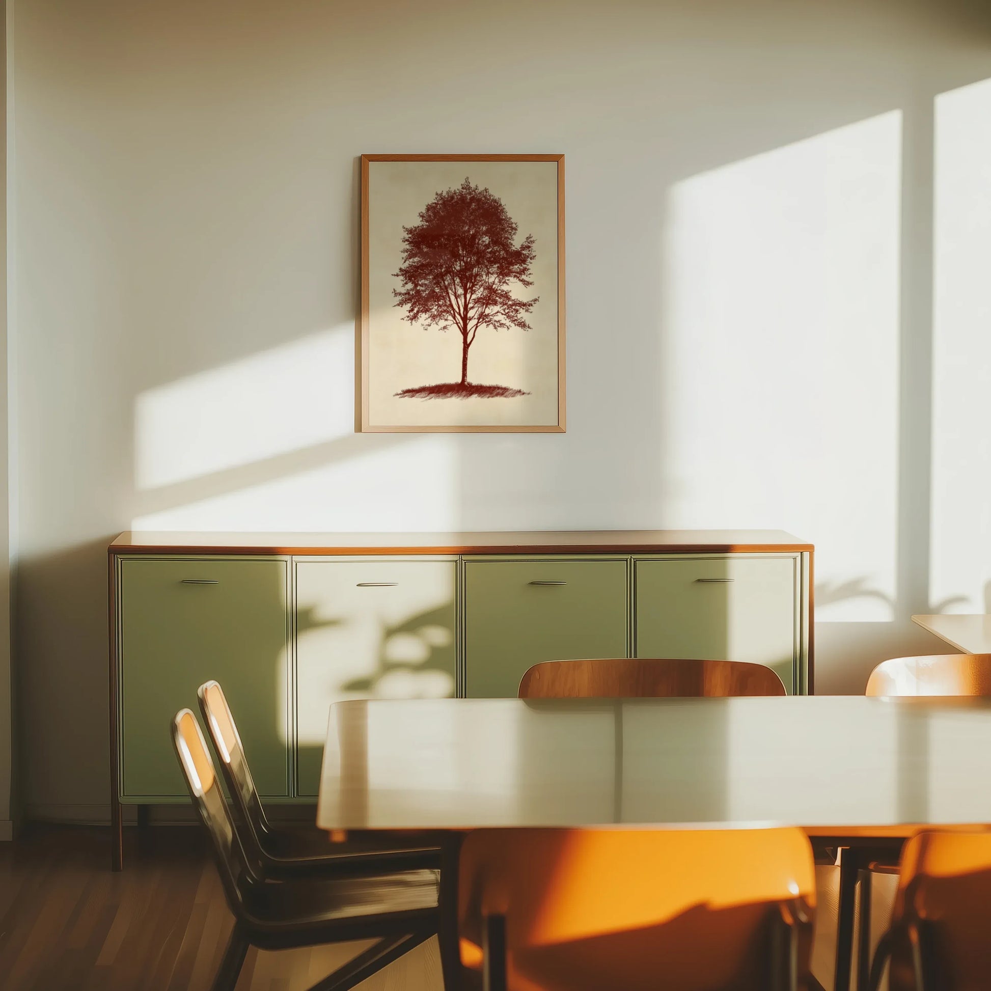 Vintage Hillside Tree