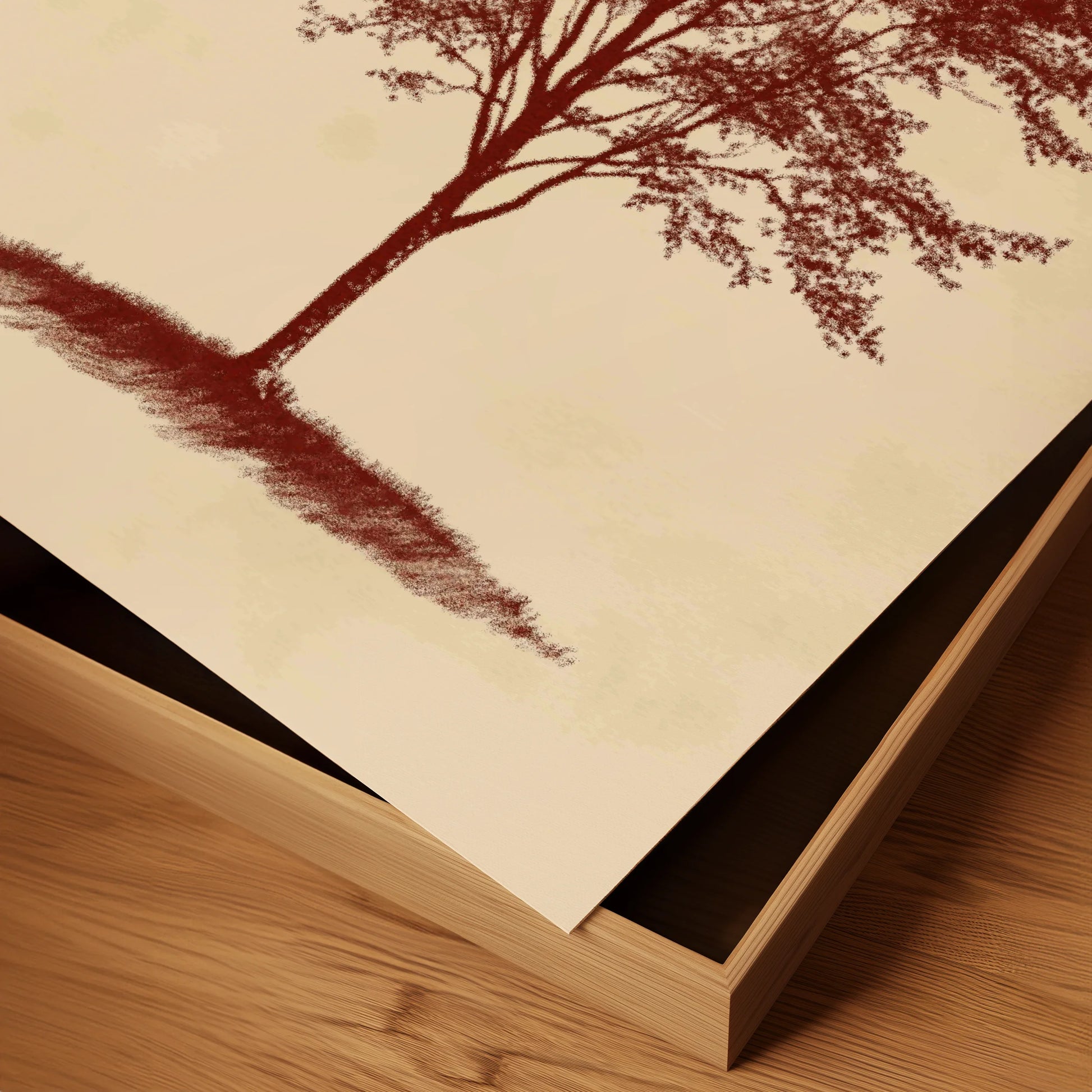 Vintage Hillside Tree