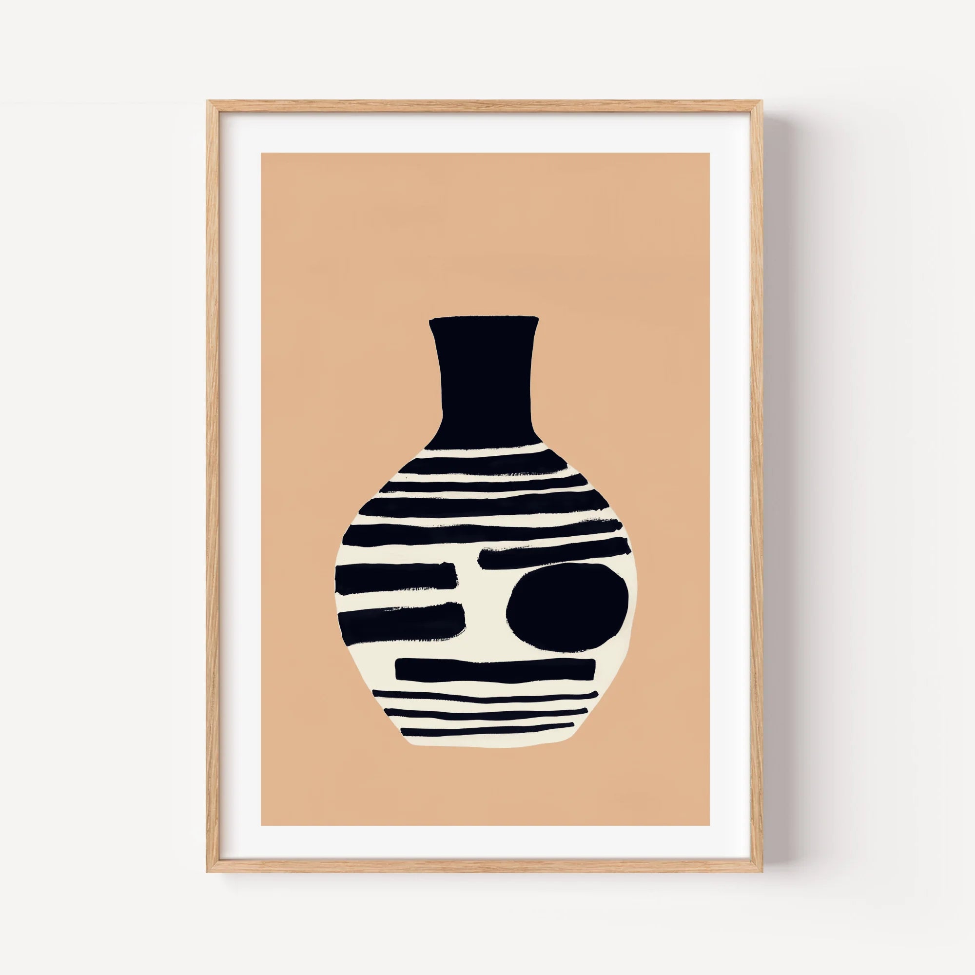 Zen Striped Amphora
