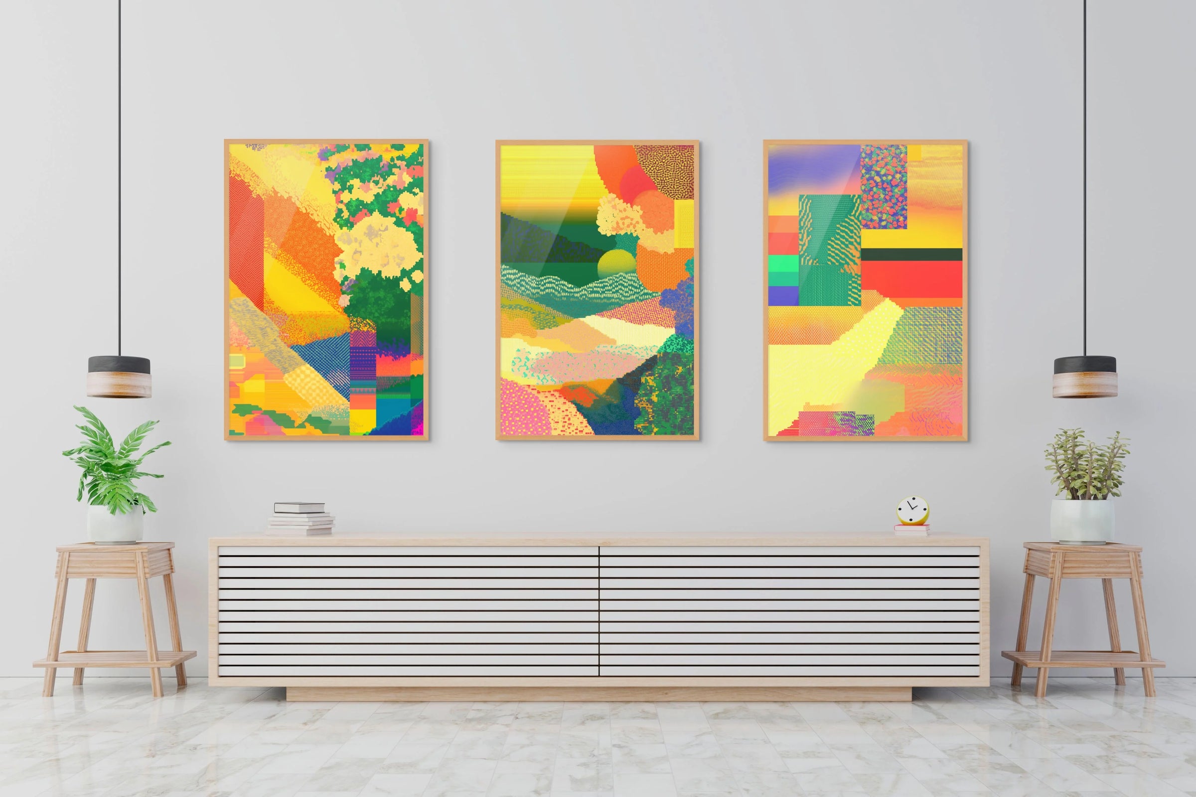 Abstract Landscape Tapestry
