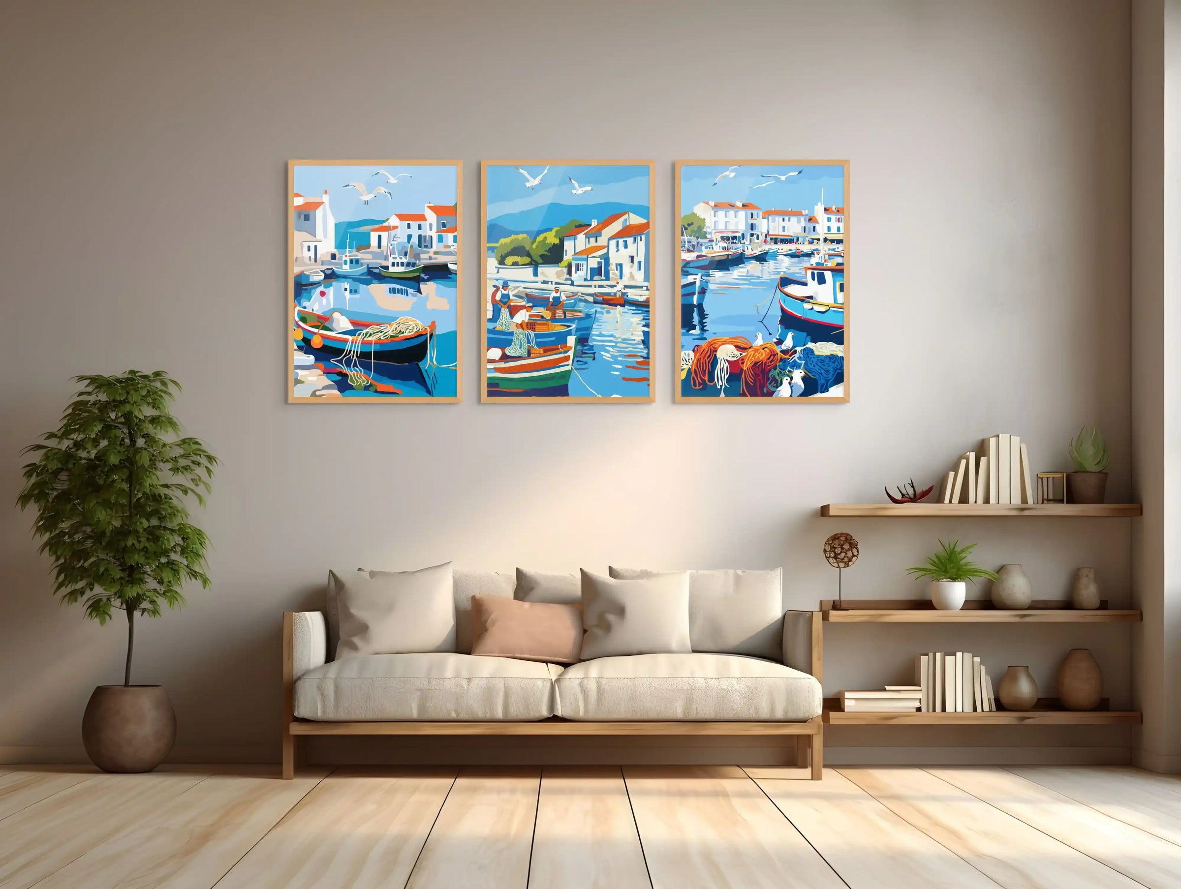 Coastal Rythm Bright Hulls