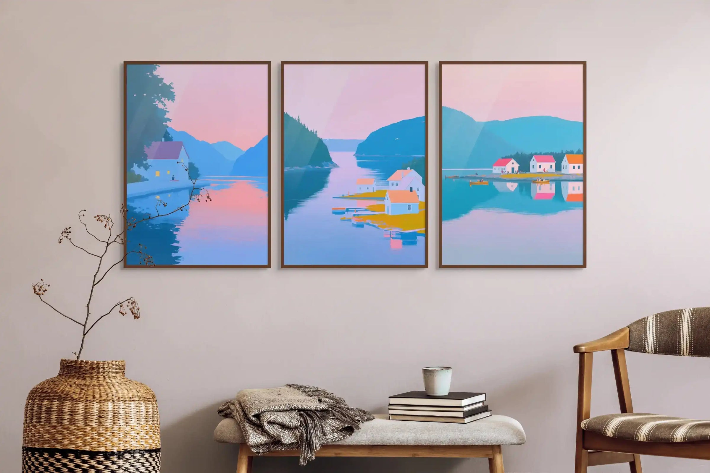 Norway Colorful Cottages