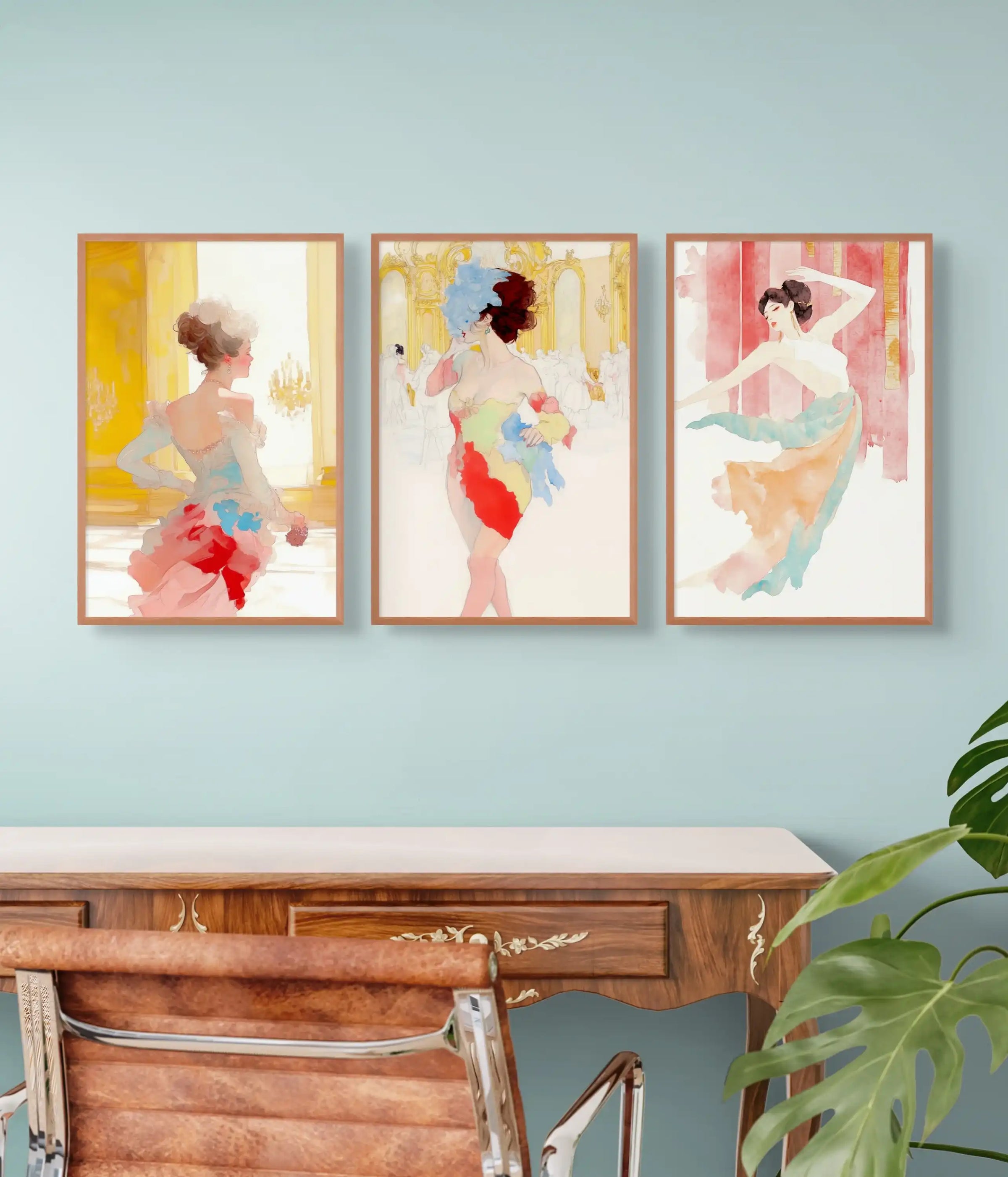 A dance of silk